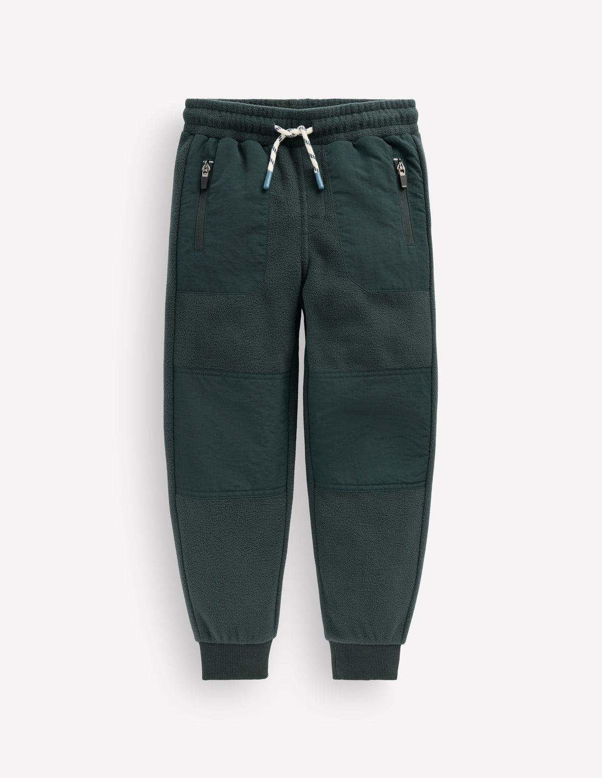 Warrior Knee Fleece Joggers-Hunter Green - Image 1