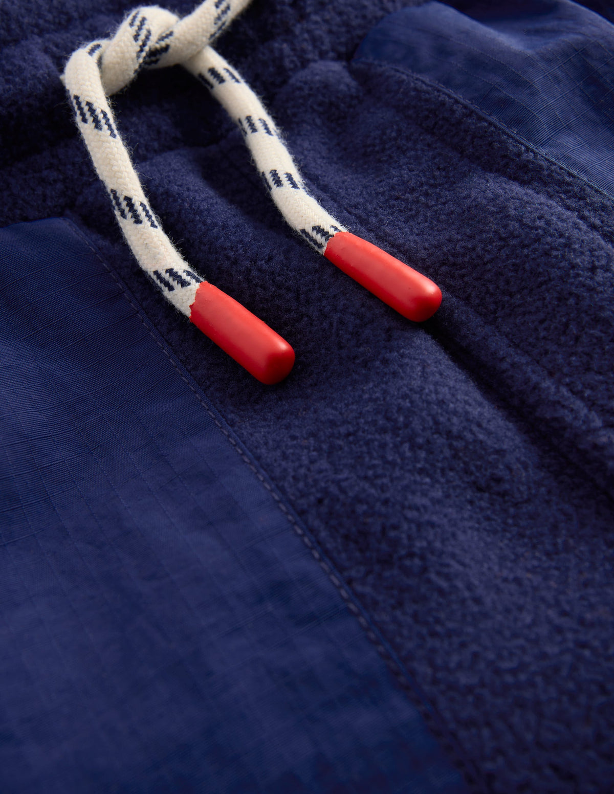 Fleece-Jogginghose mit verstärktem Knie-Denim-Blau - Image 3