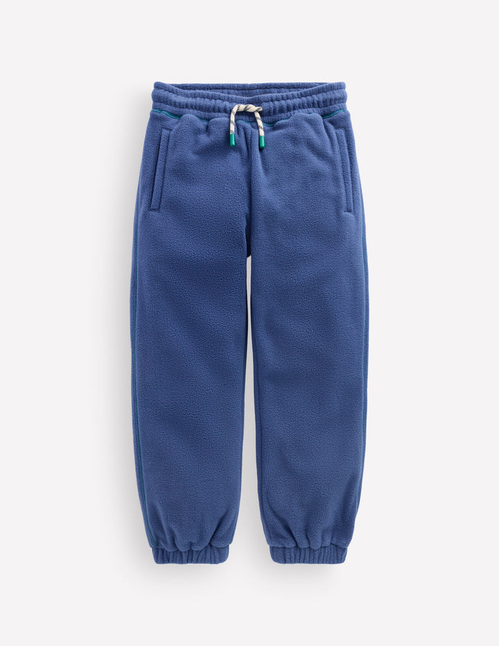 Kuschelige Fleece-Jogginghose-Denim-Blau