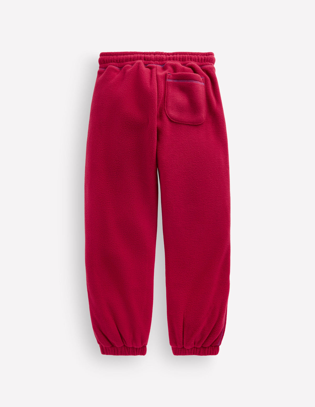 Cosy Fleece Joggers-Burnt Orange - Image 2