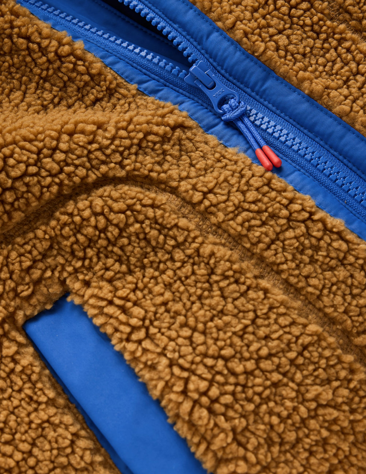 Kuschelige Teddyfell-Kapuzenjacke-Braun Teddyfell - Image 3