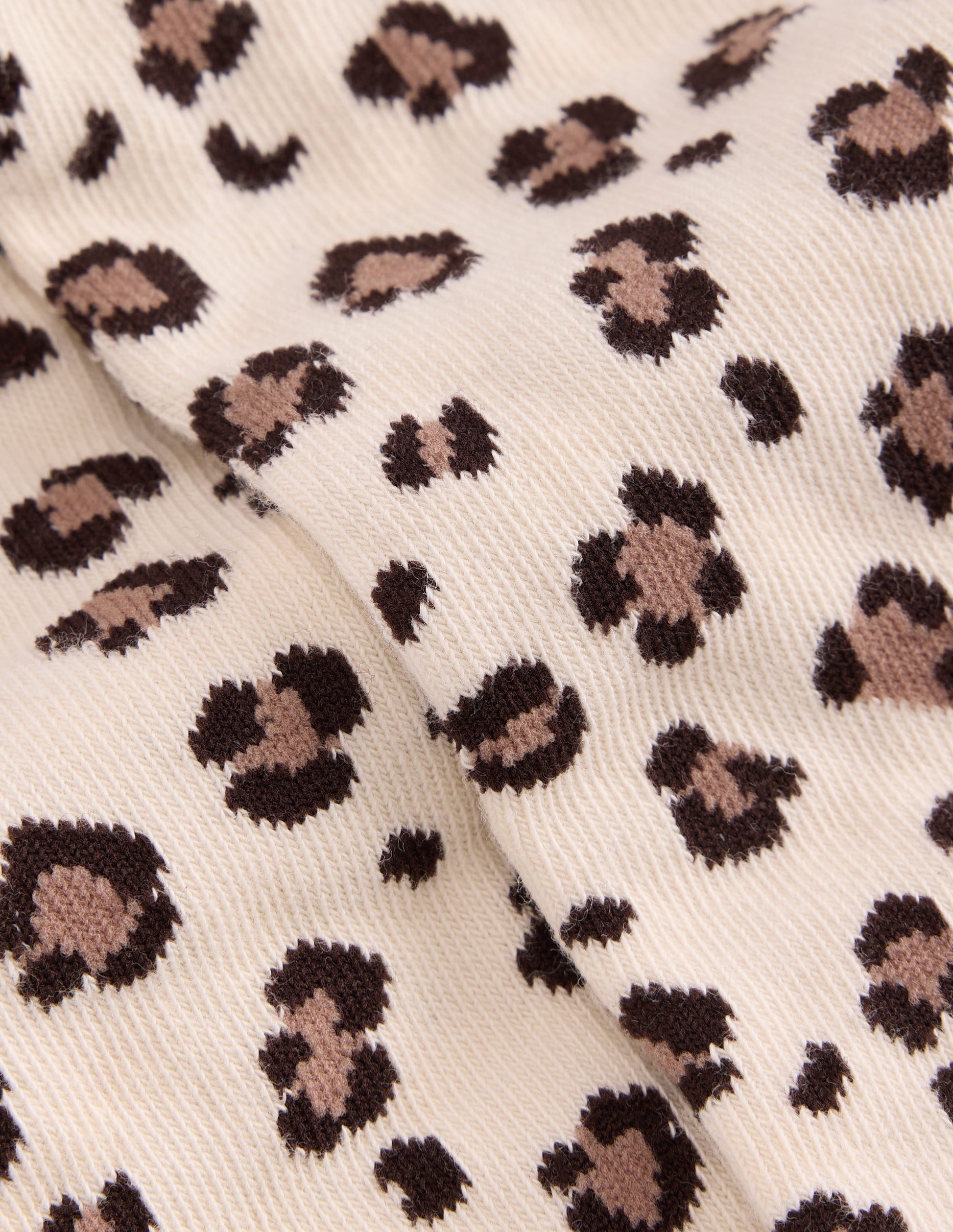 Gemusterte Strumpfhose-Mohair, Leopardenmuster-2