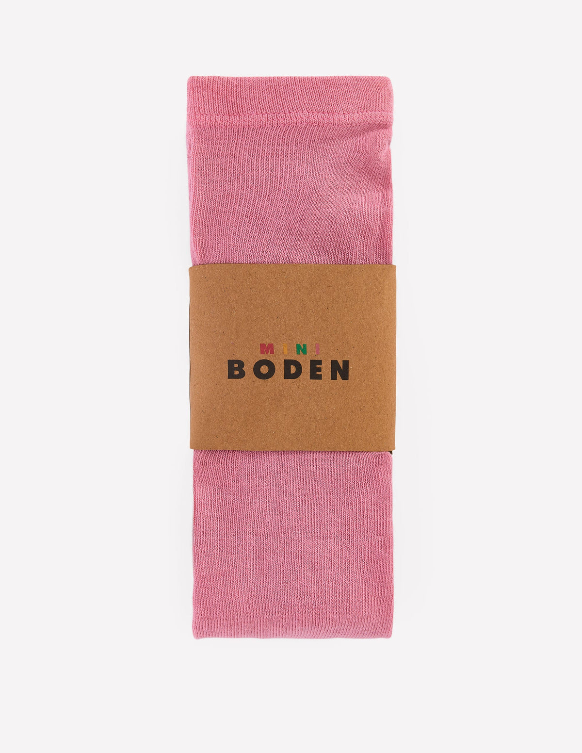 Strumpfhose aus Rippstrick-Rosa Schleier - Image 2