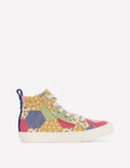 Hohe Sneaker (Mädchen)-Patchwork-Blumen