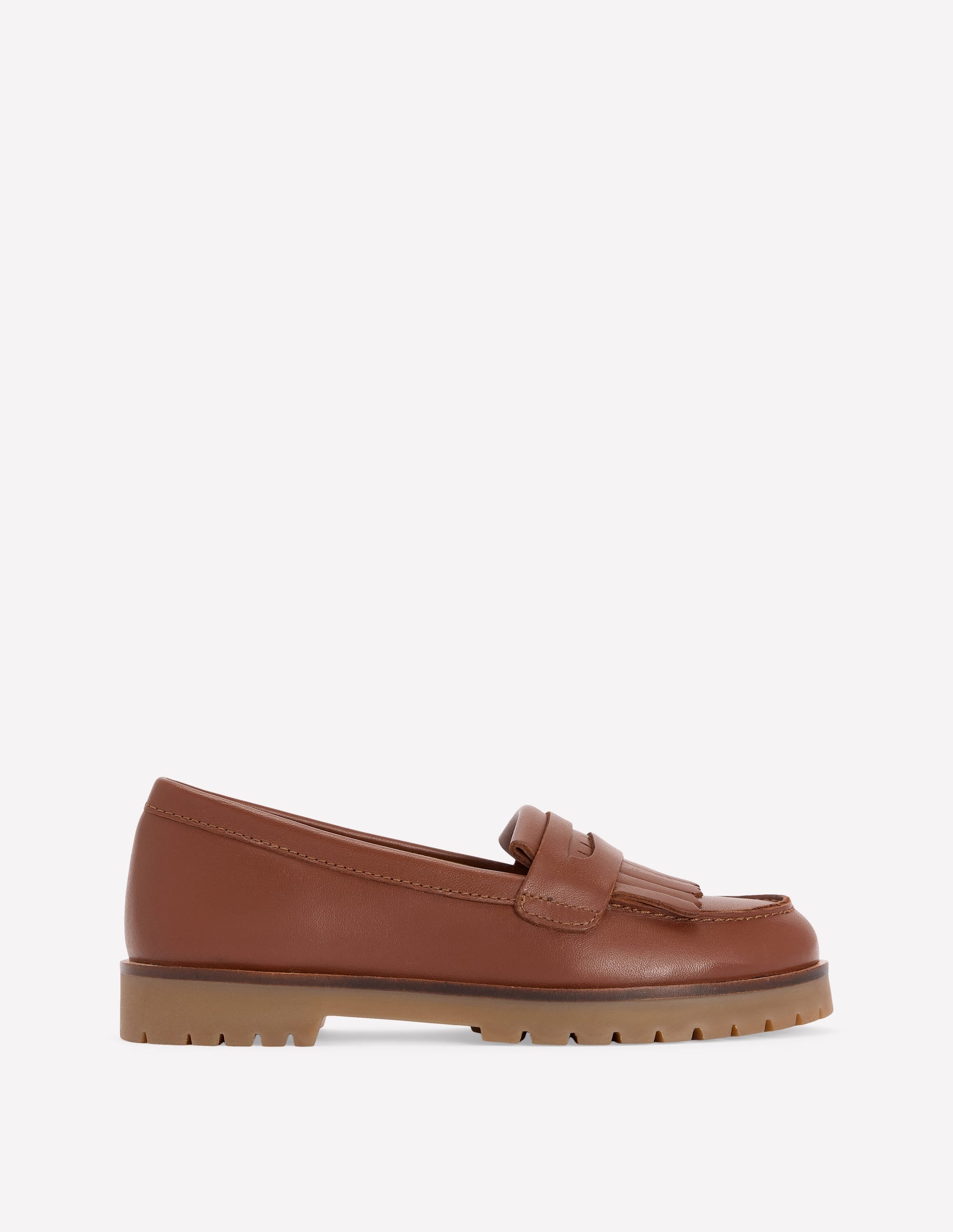 Loafer mit breiter Sohle-Hellbraun - Image 1