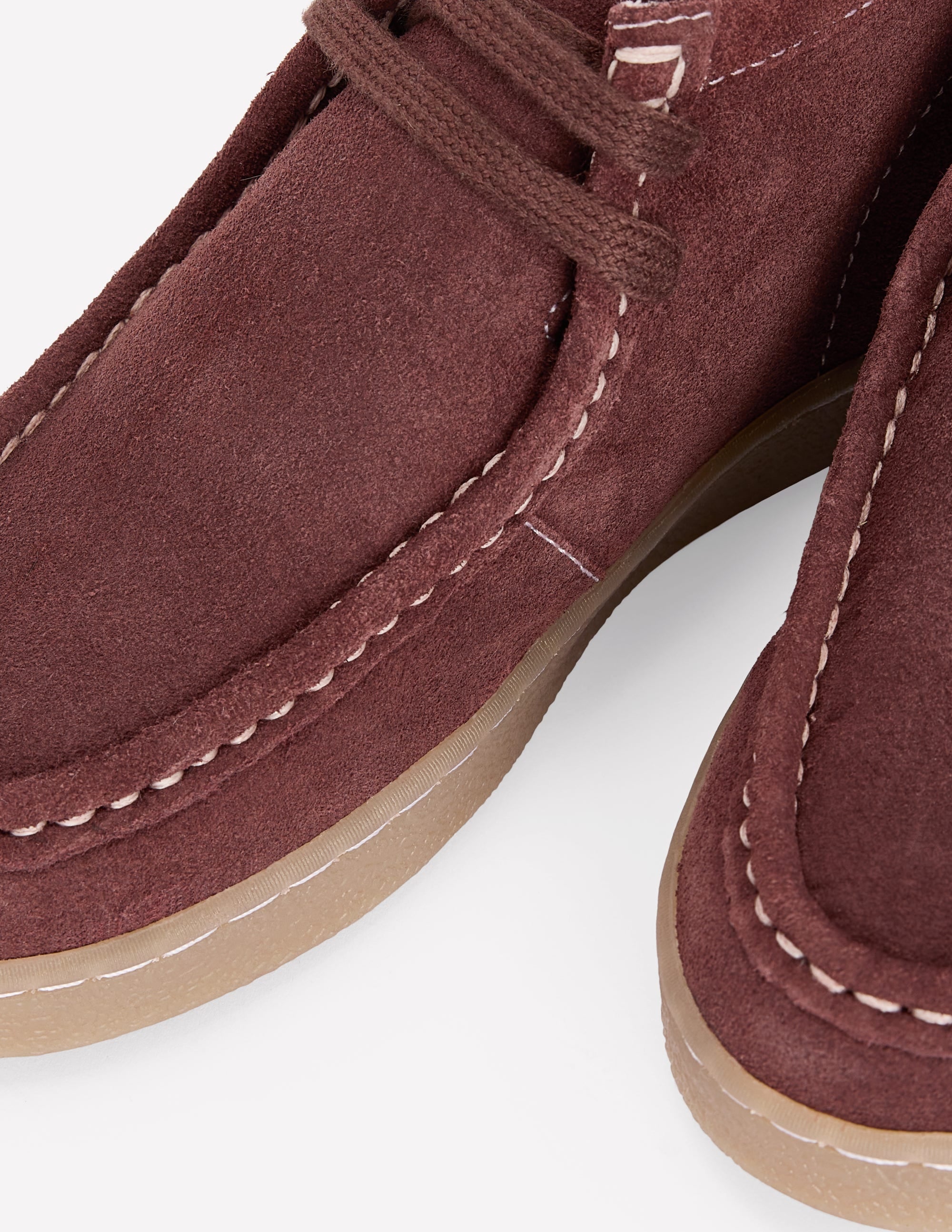 Mocassins en daim-Marron forestier - Image 4