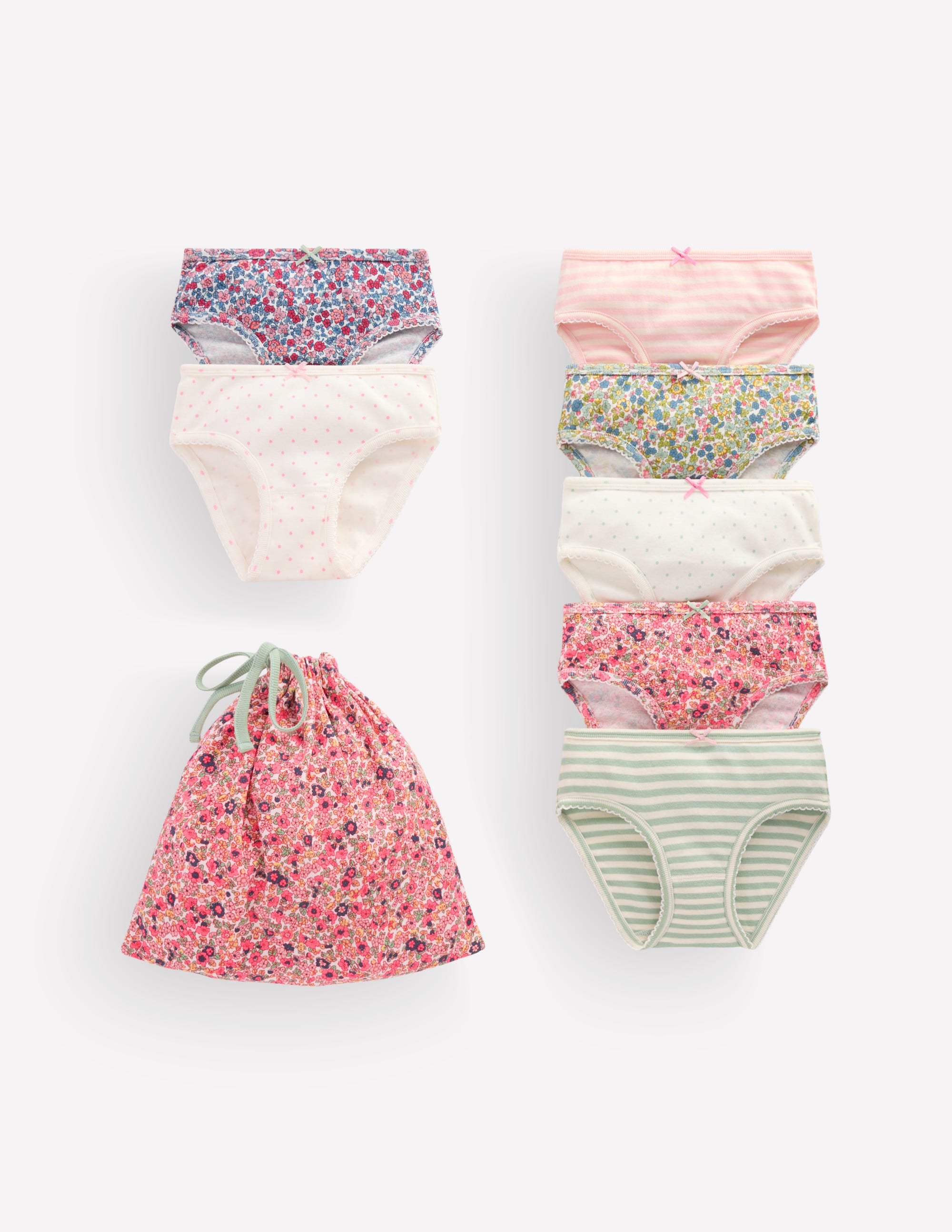 Unterhosen im 7er-Pack-Vintage-Blumenmuster - Image 1