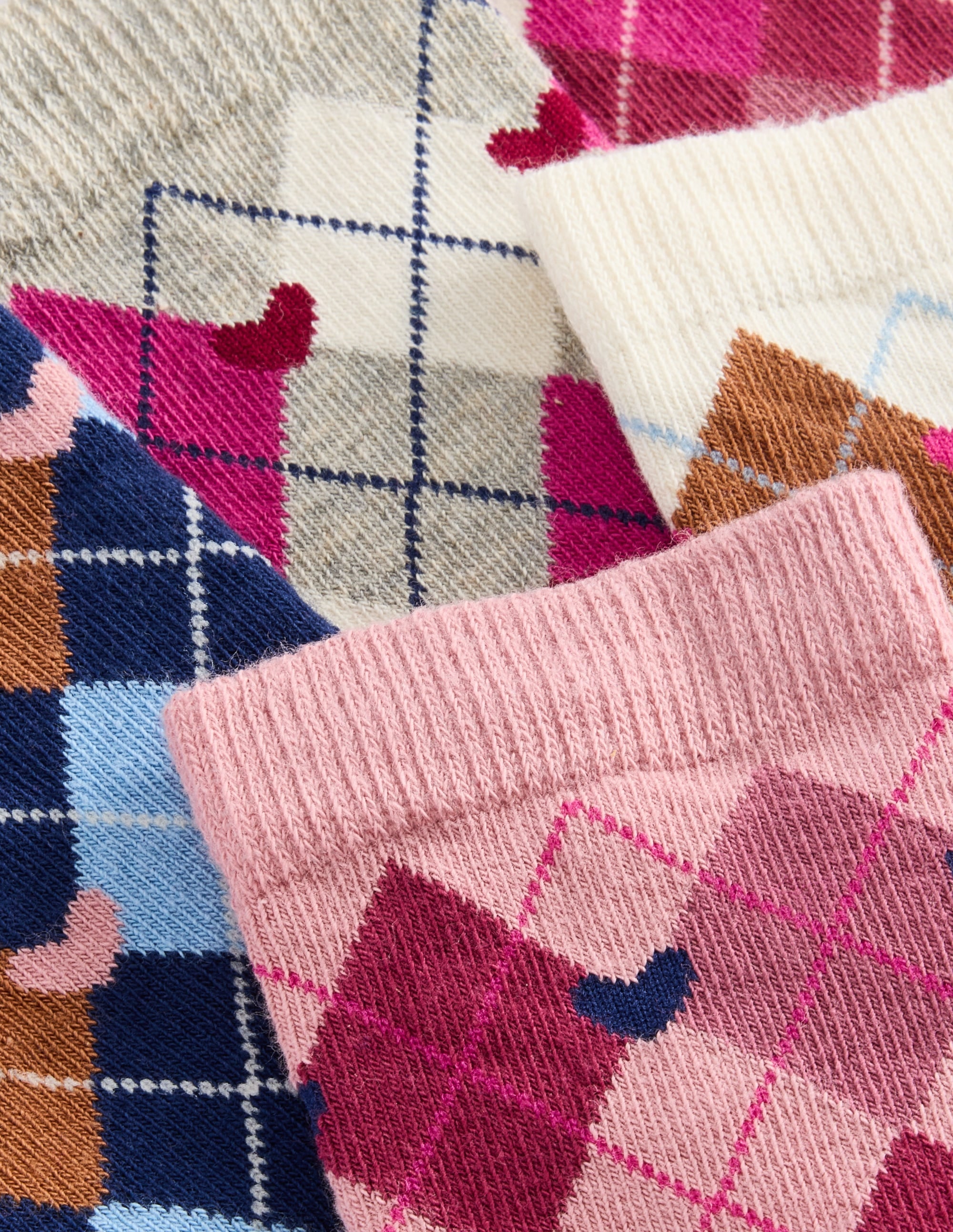 Socken im 5er-Pack für Mädchen-Bunt, Argyle-Muster - Image 2