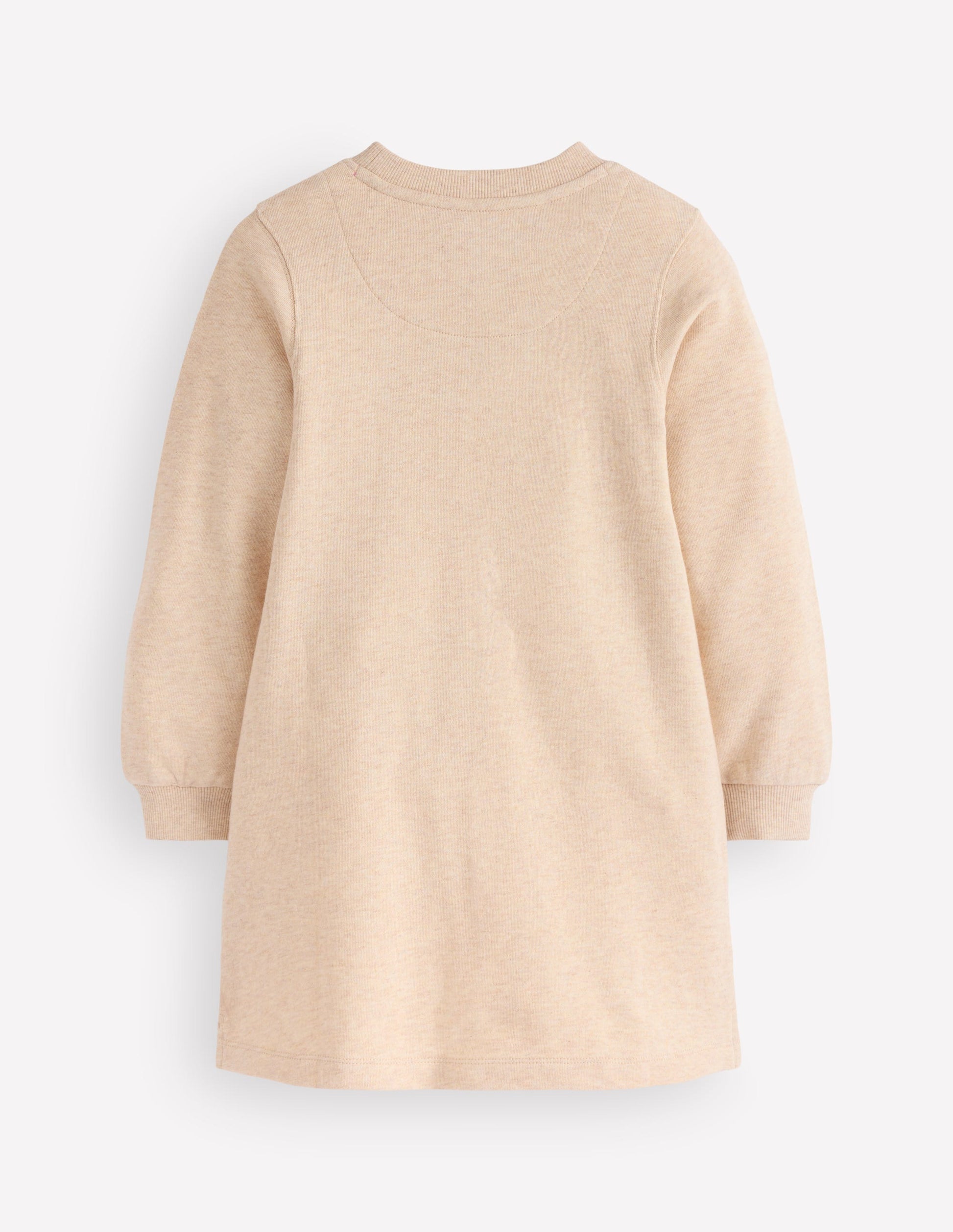 Robe-sweat Ida à appliqué-Papillons avoine-3