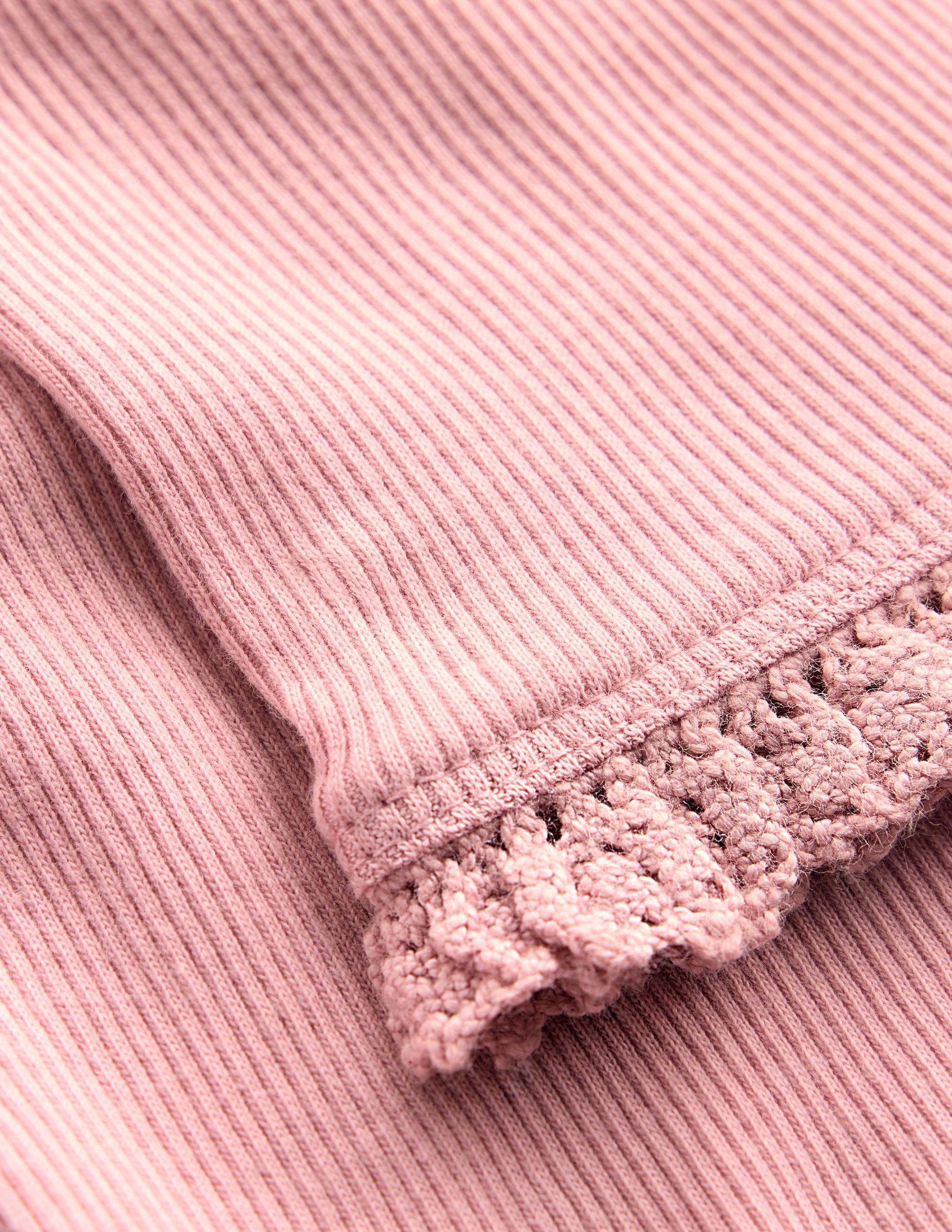 Gerippte Leggings-Vintage-Rosa - Image 3