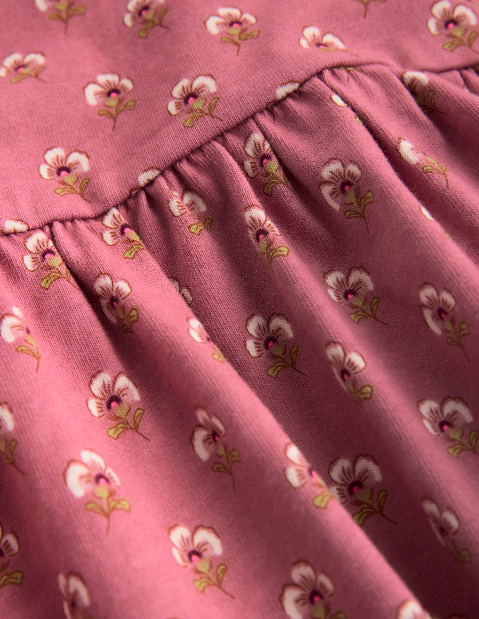 Ariel Jerseykleid zum Herumwirbeln-Pink Geblümt - Image 3