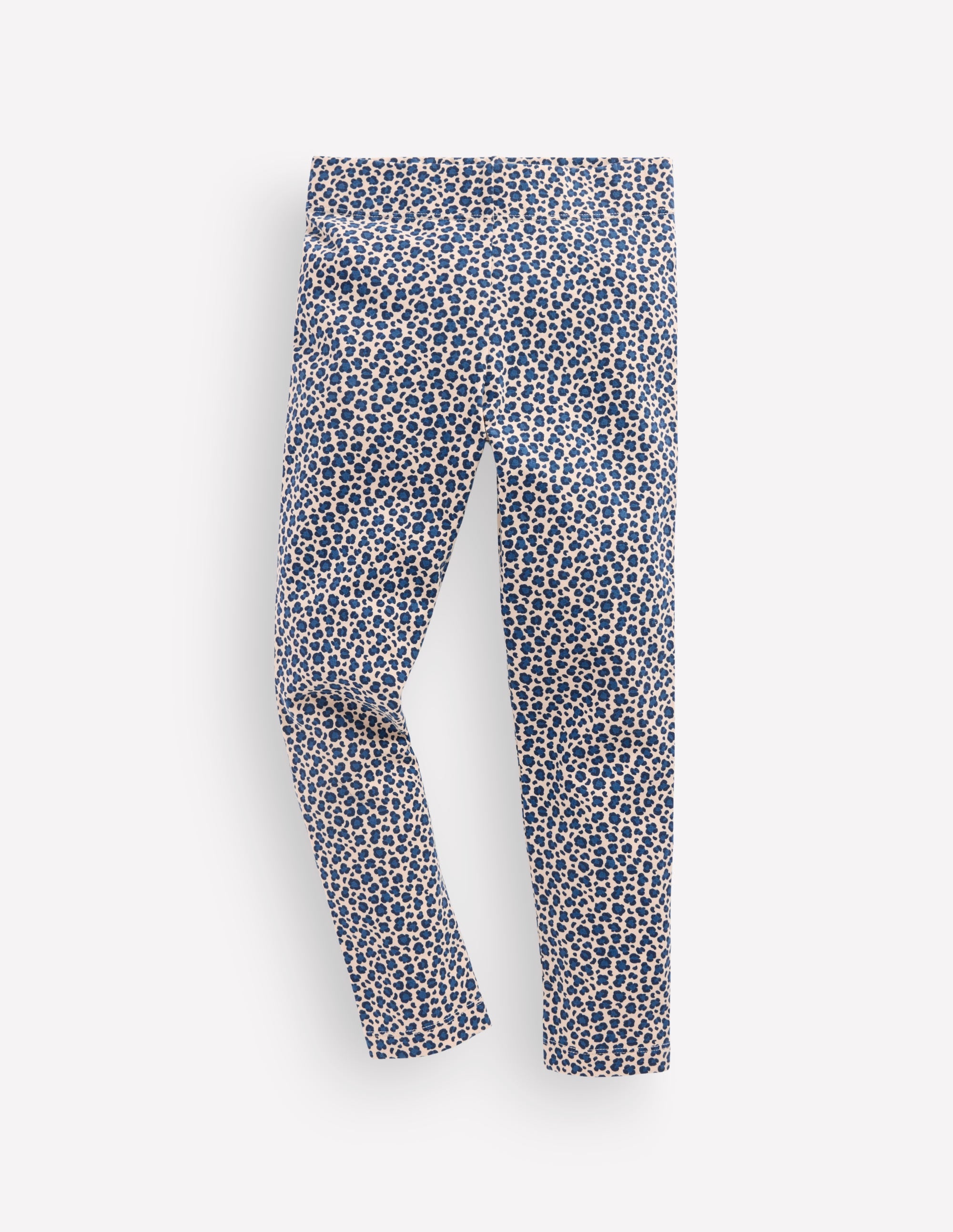 Legging fun-Blanc calico/léopard bleu - Image 1