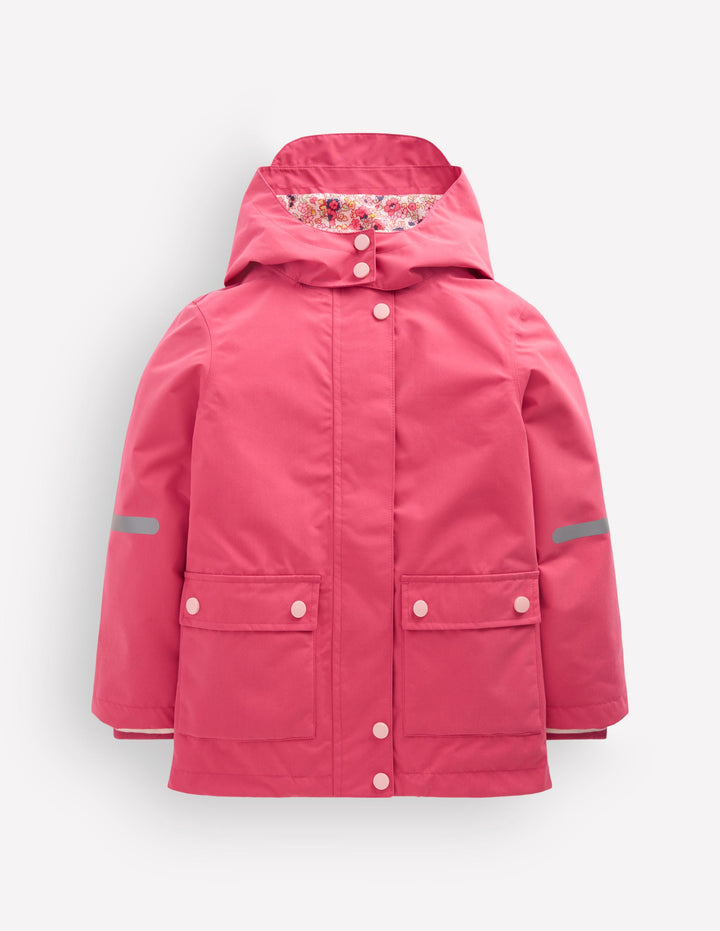 Wasserdichte Fischerjacke-Vintagerosa