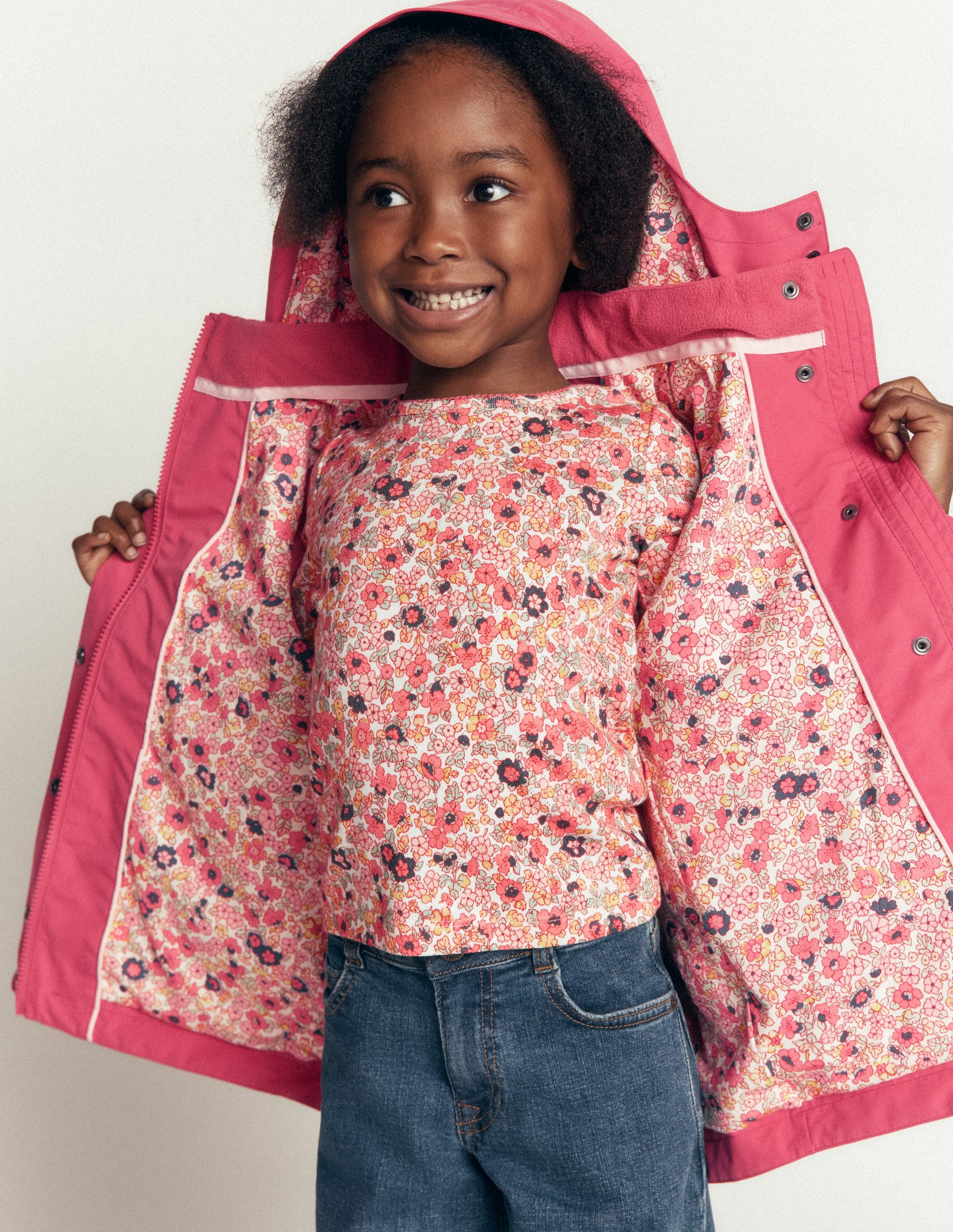 Ciré imperméable-Rose vintage-3