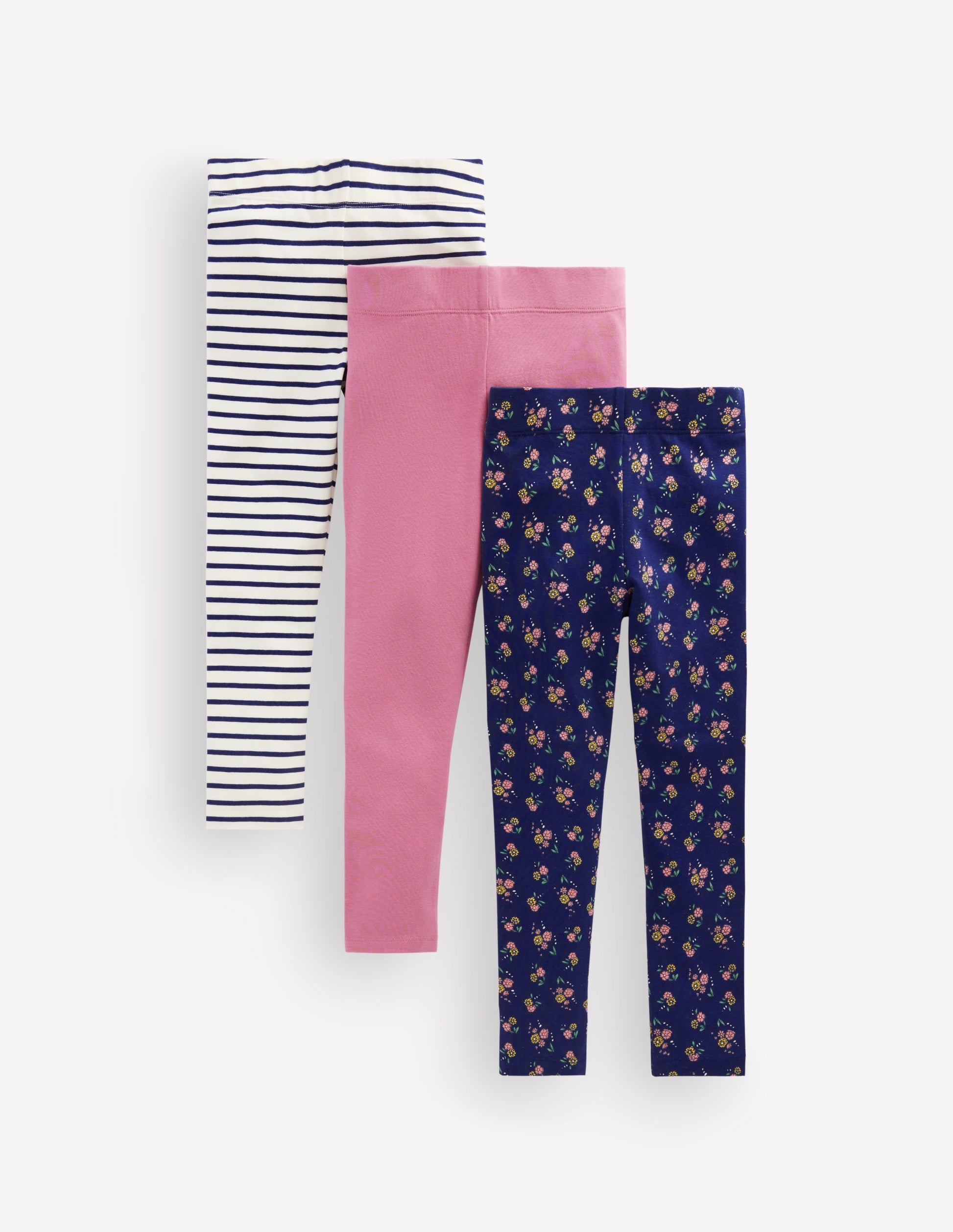3er-Pack Leggings-Blumensträuße-1