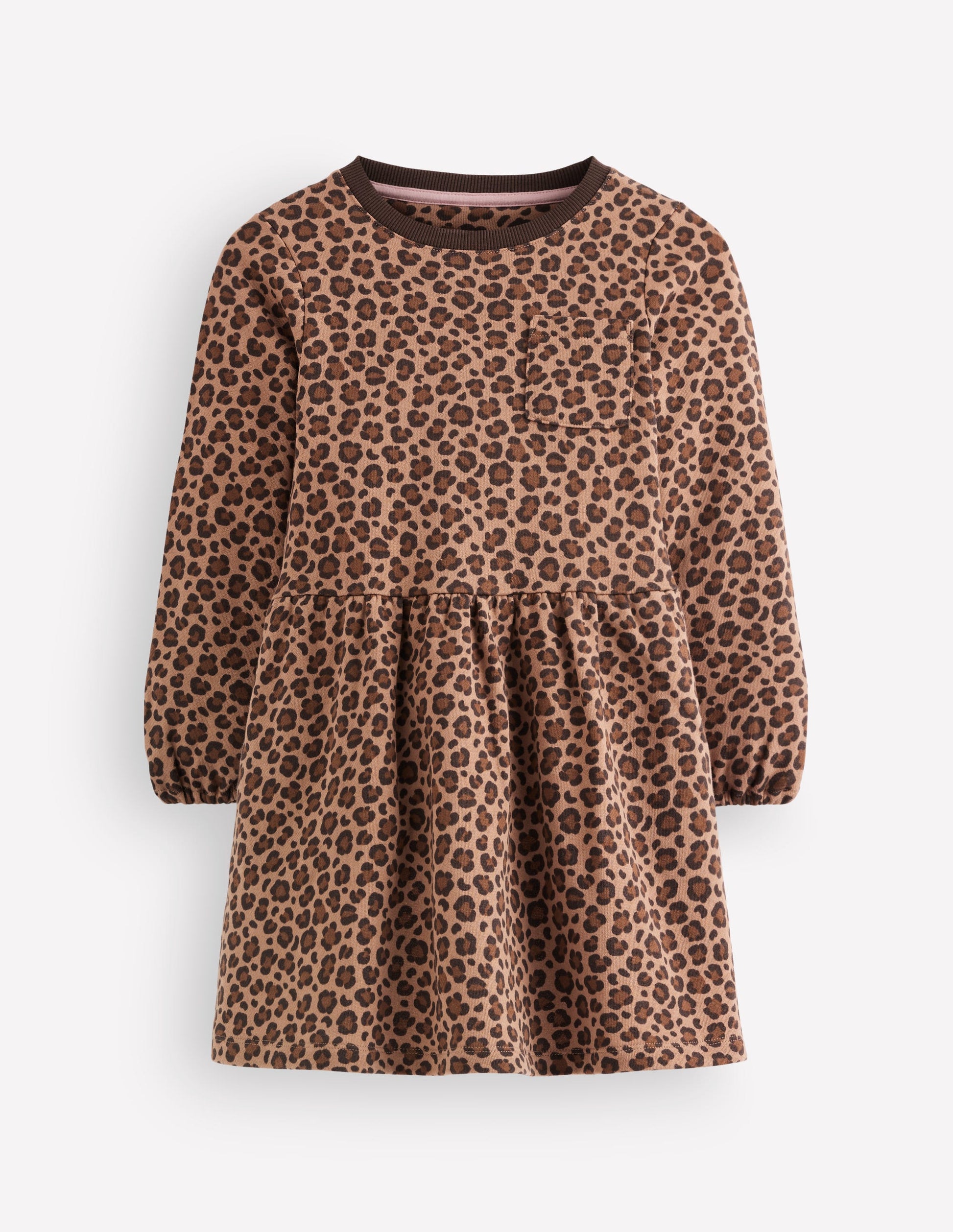 Minna Sweatkleid-Mohair, Leopardenmuster-1
