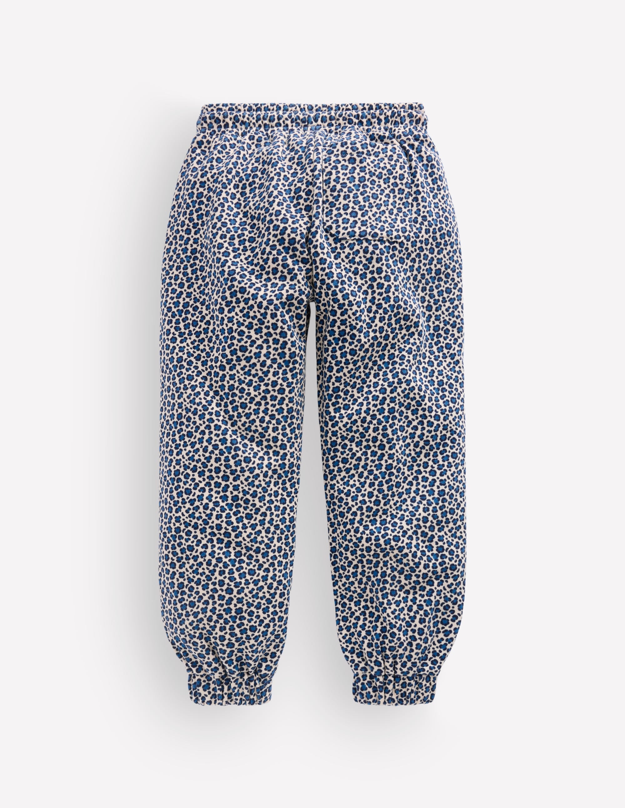 Bas de jogging fun imprimé-Blanc calico/léopard bleu - Image 2