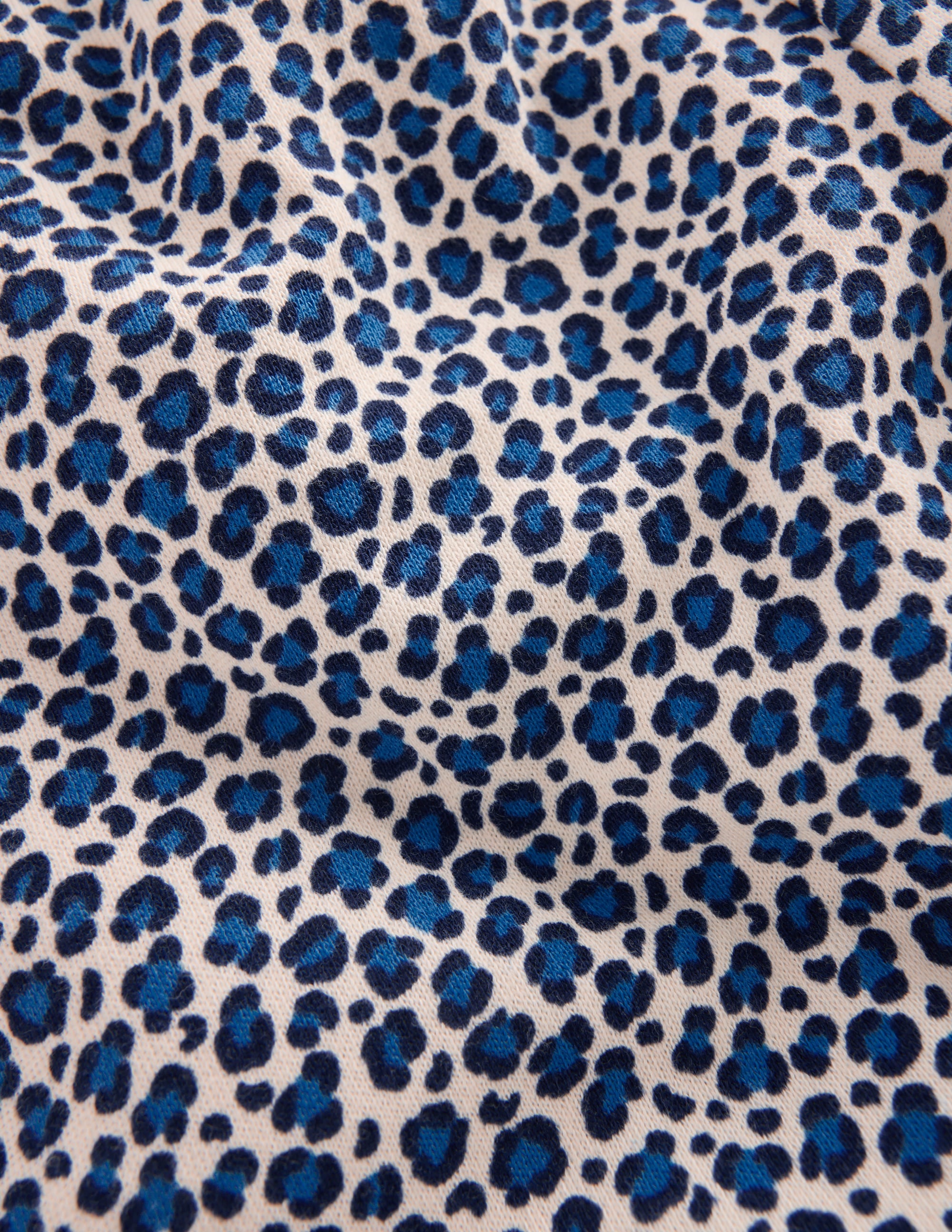 Bas de jogging fun imprimé-Blanc calico/léopard bleu - Image 3