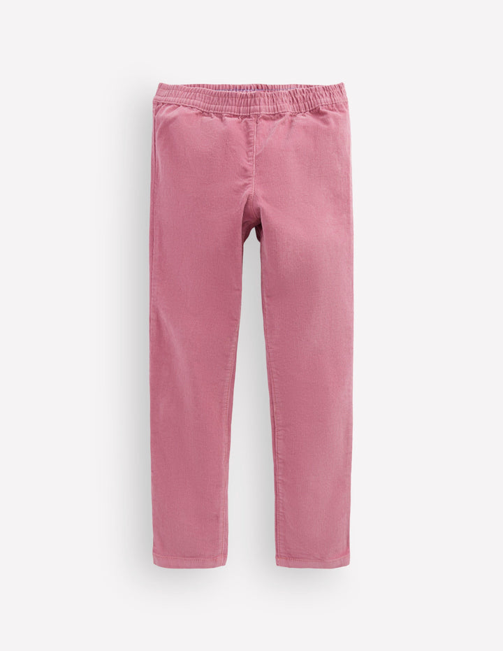 Leggings aus Cord-Rosa Heide