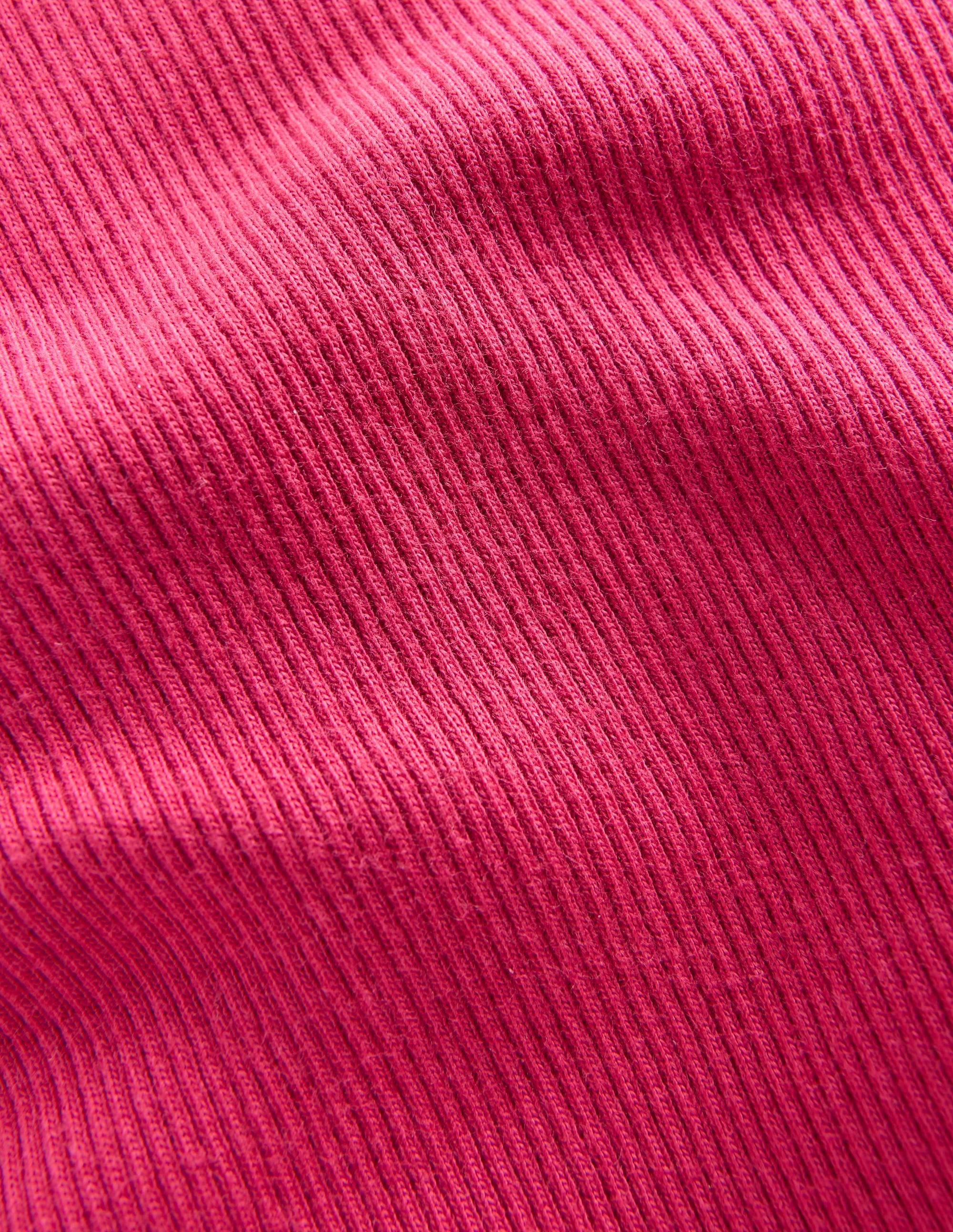 Legging côtelé évasé-Bourgeon rouge - Image 3