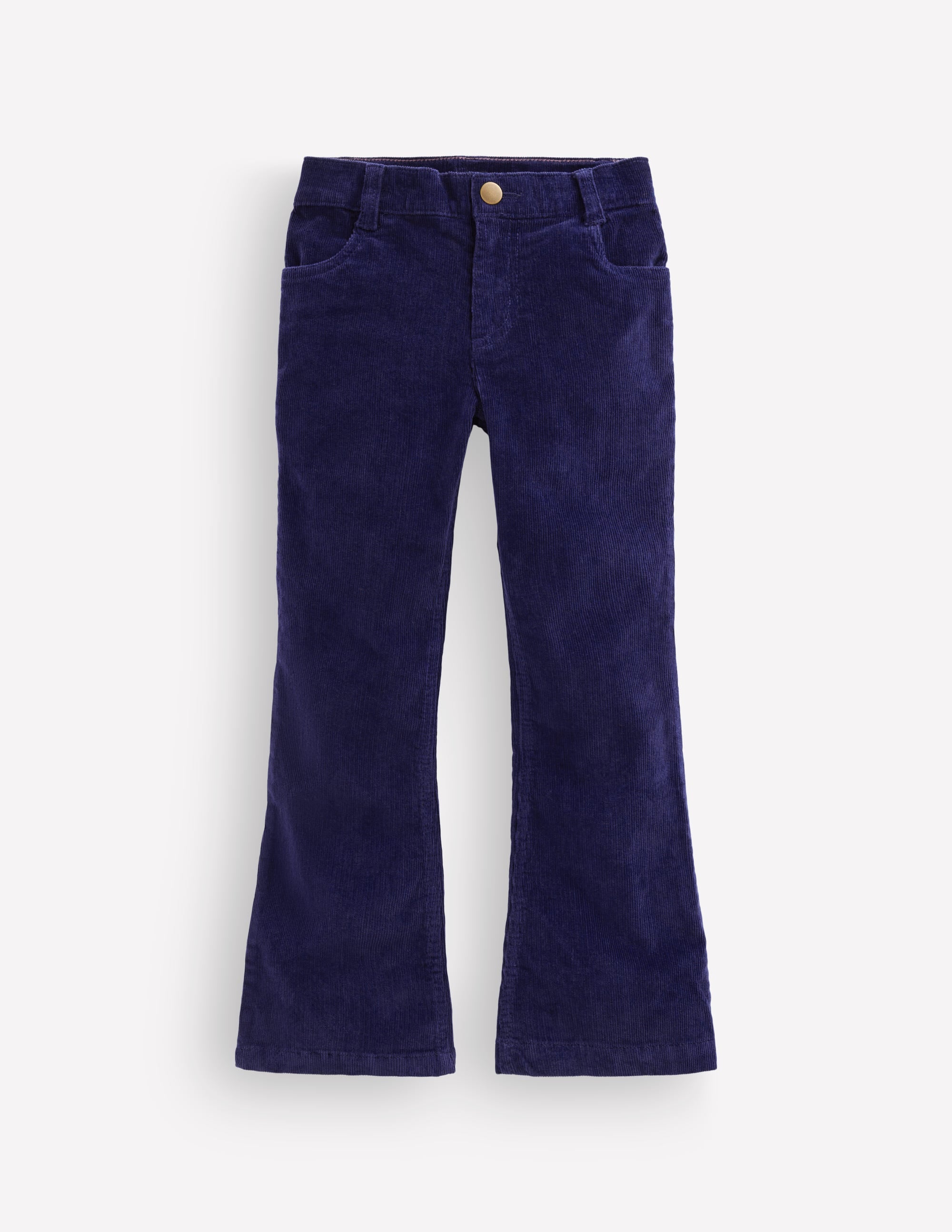 Jeans mit leichtem Schlag-Schuluniform-Marineblau Cord - Image 1