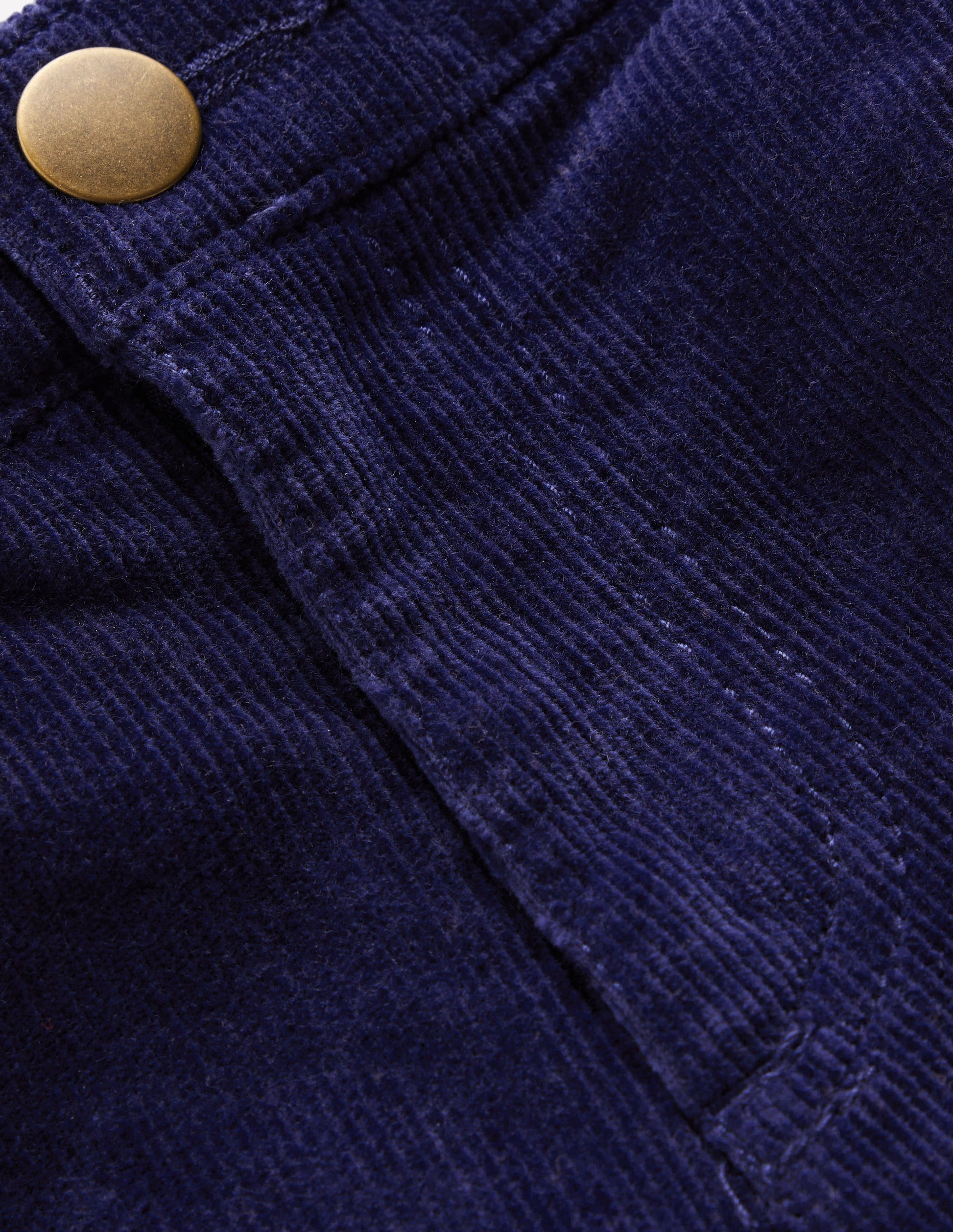 Jeans mit leichtem Schlag-Schuluniform-Marineblau Cord-3