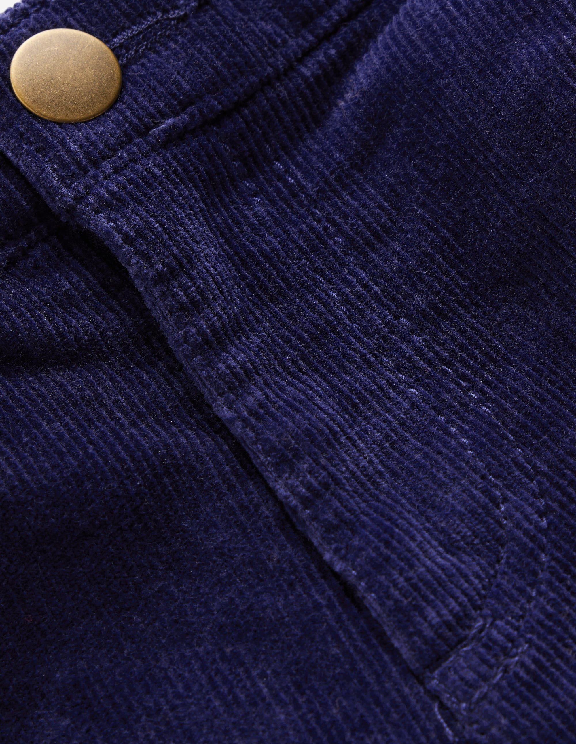 Jeans mit leichtem Schlag-Schuluniform-Marineblau Cord - Image 3