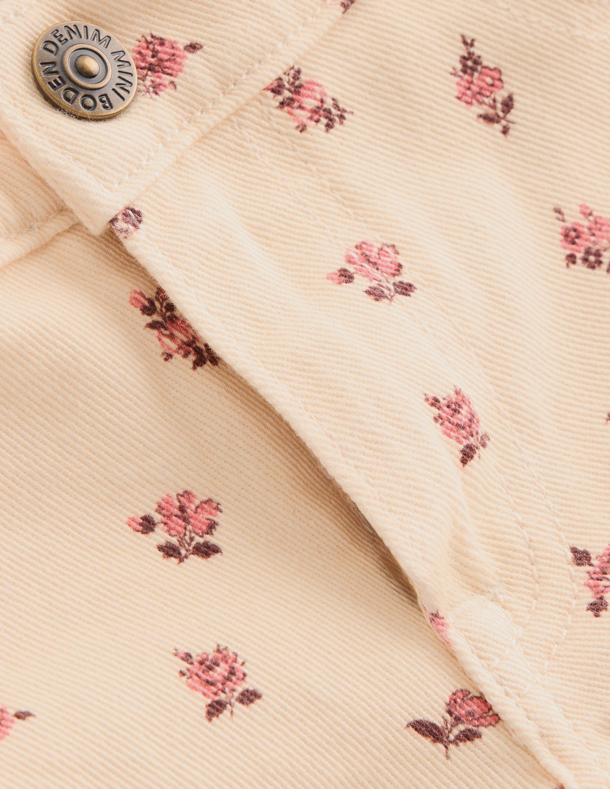 Wide Leg Jeans-Soft Ivory Ditsy Floral-4