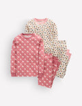 2 pyjamas douillets-Chevaux vieux rose