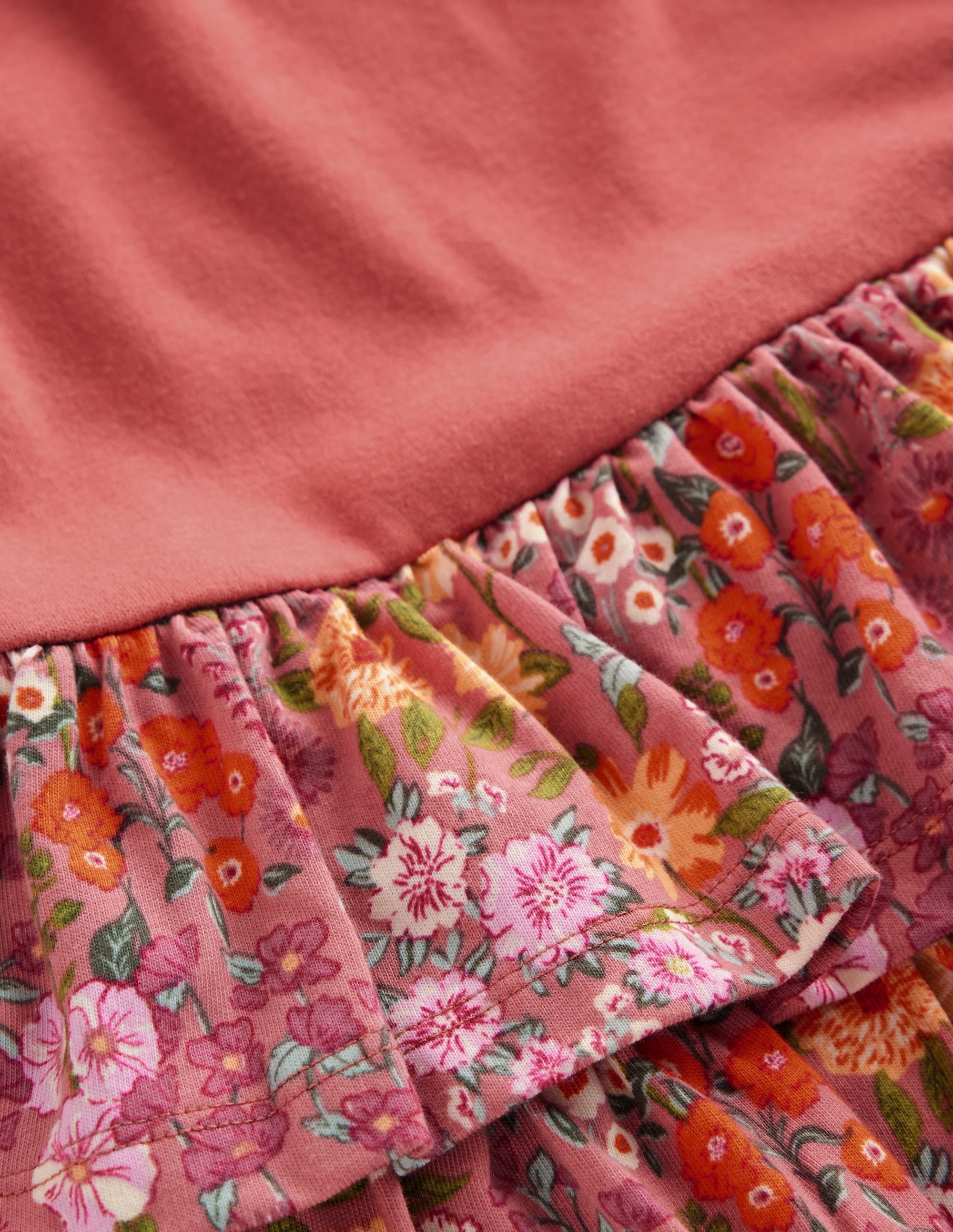 Cora Ra-Ra Jerseykleid-Rosa Blütenrebe - Image 3