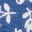 Kurzärmliges Oberteil mit Schößchen-Blauhäher Kleines Blumenmuster