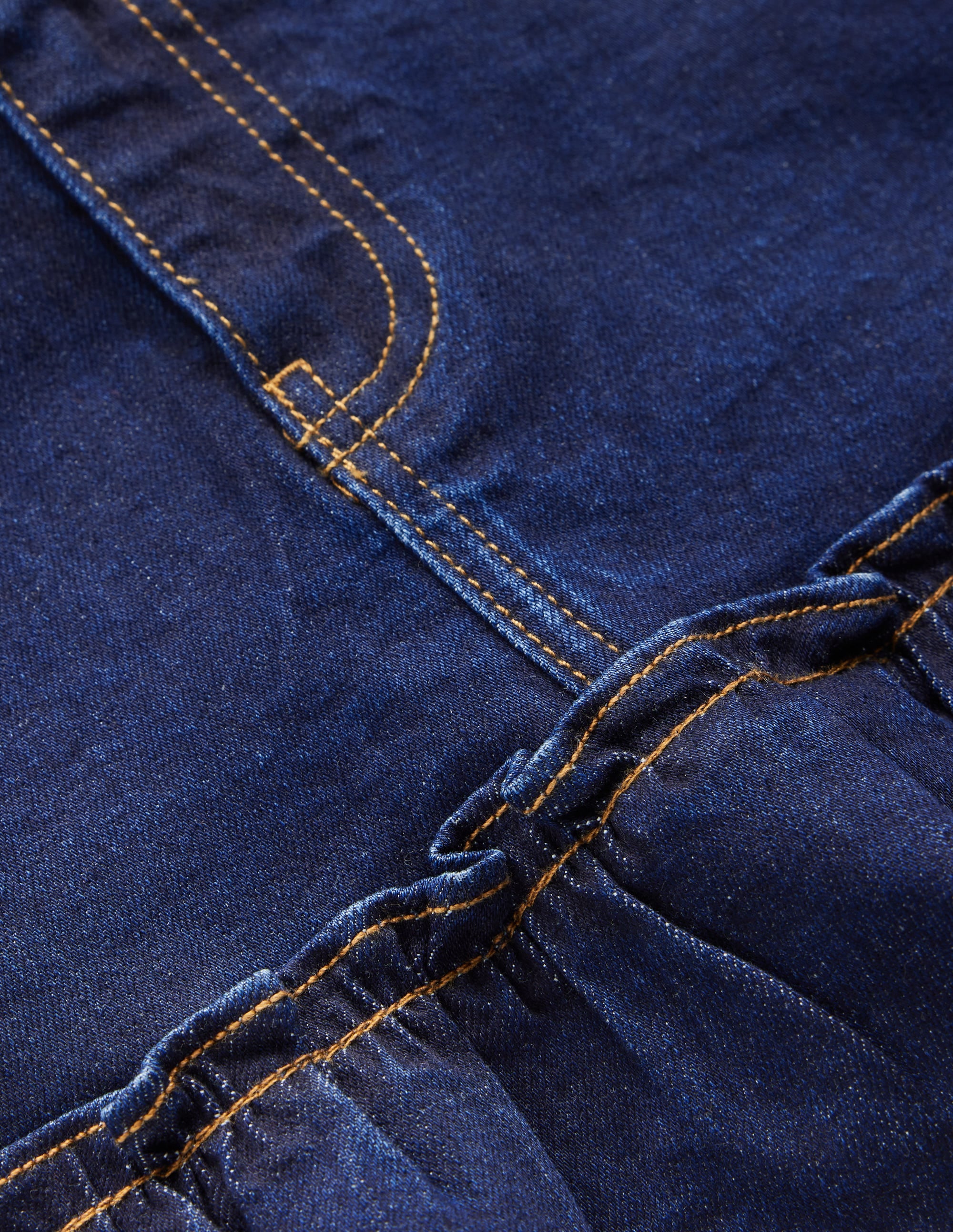 Jeansrock mit Rüschensaum-Dunkle Waschung - Image 6