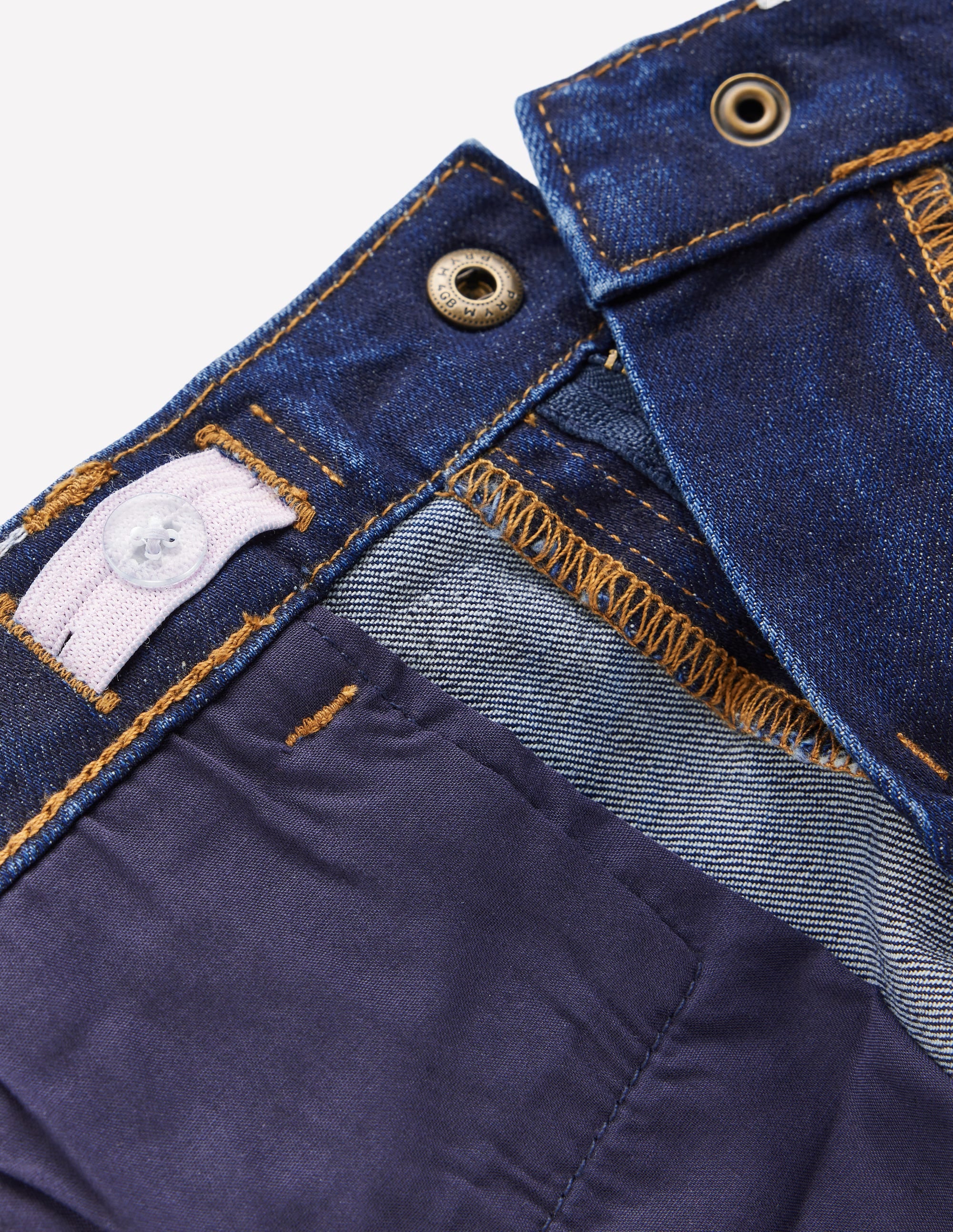 Jeansrock mit Rüschensaum-Dunkle Waschung - Image 7