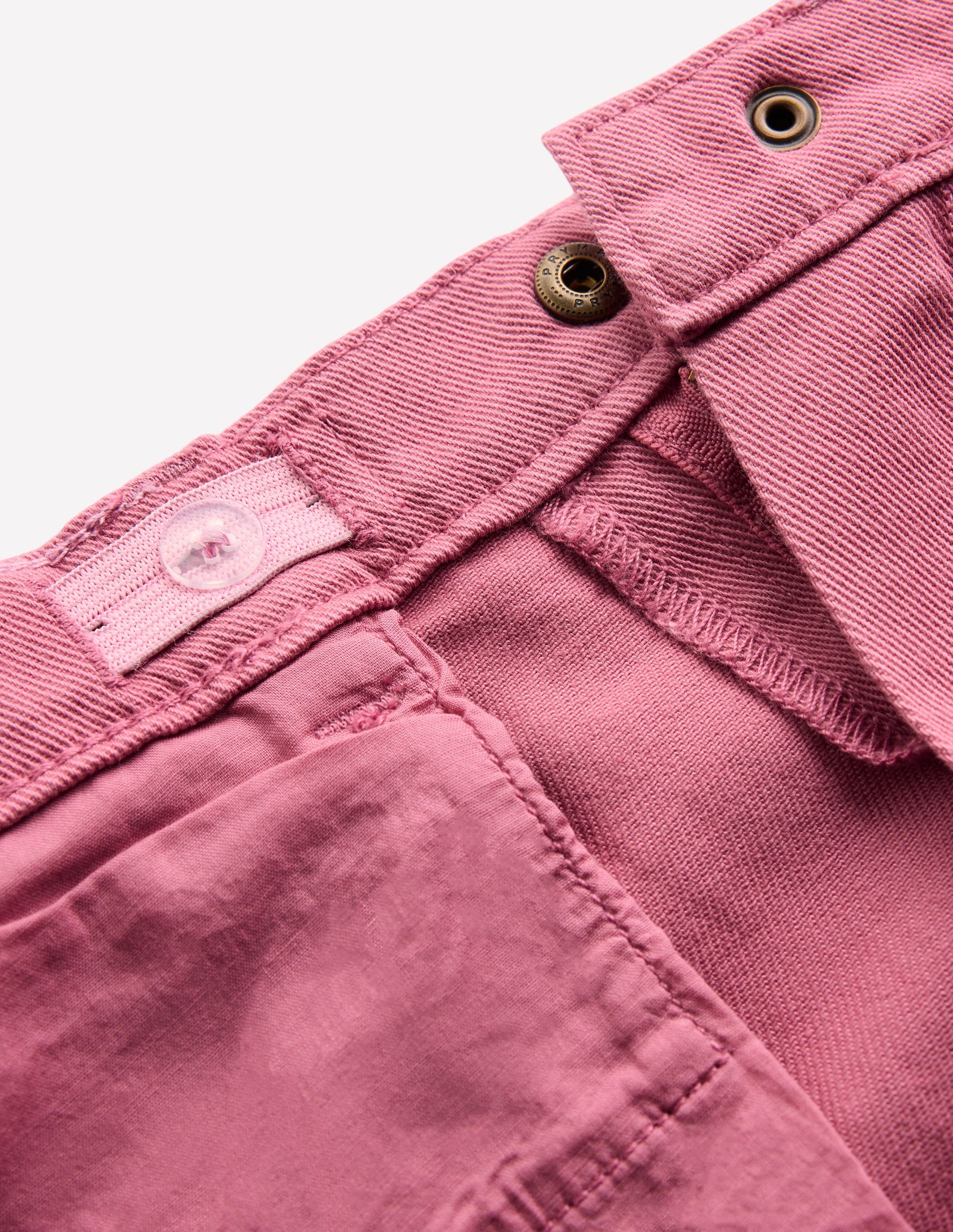 Jeansrock mit Rüschensaum-Rosa Heide-4