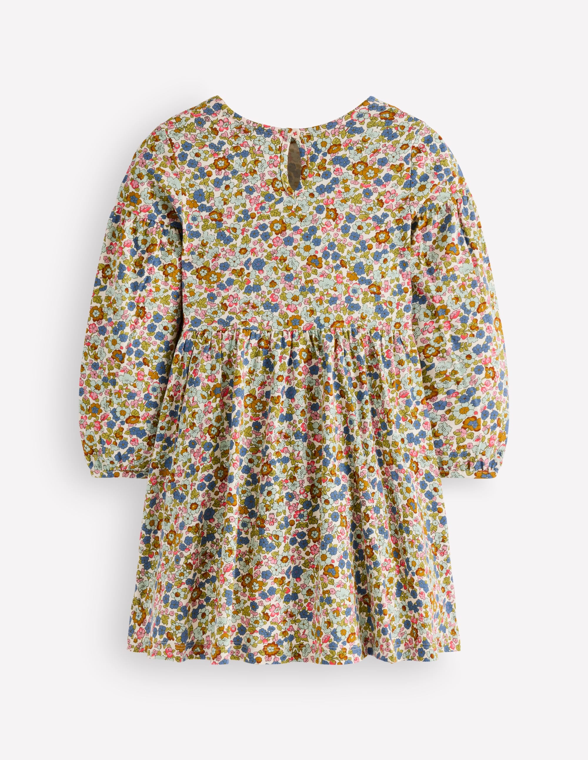 Madeline Kleid mit Blousonärmeln-Filigranes Blumenmuster - Image 2