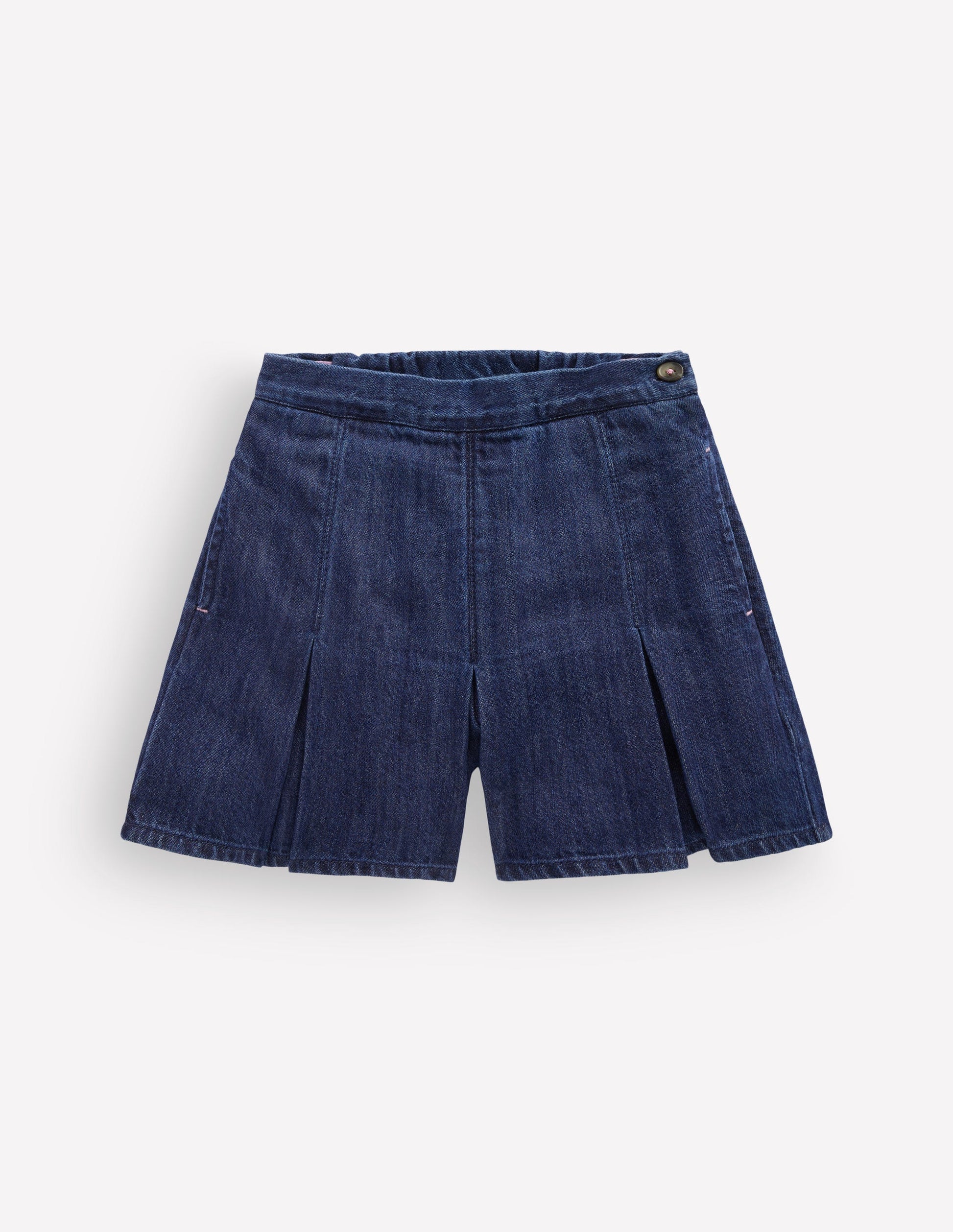Plissierter Skort-Heller Used Look-4