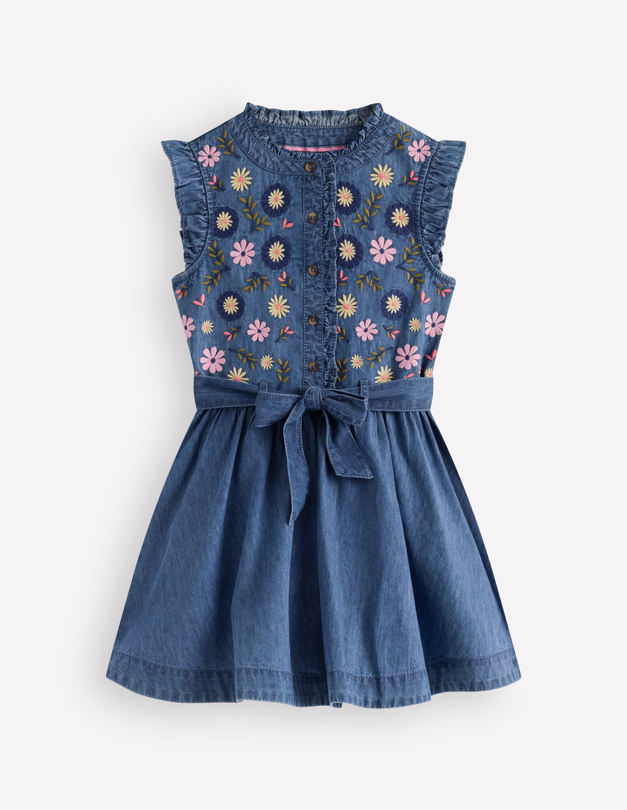 Gerüschtes Hemdblusenkleid-Medium Vintage - Image 1