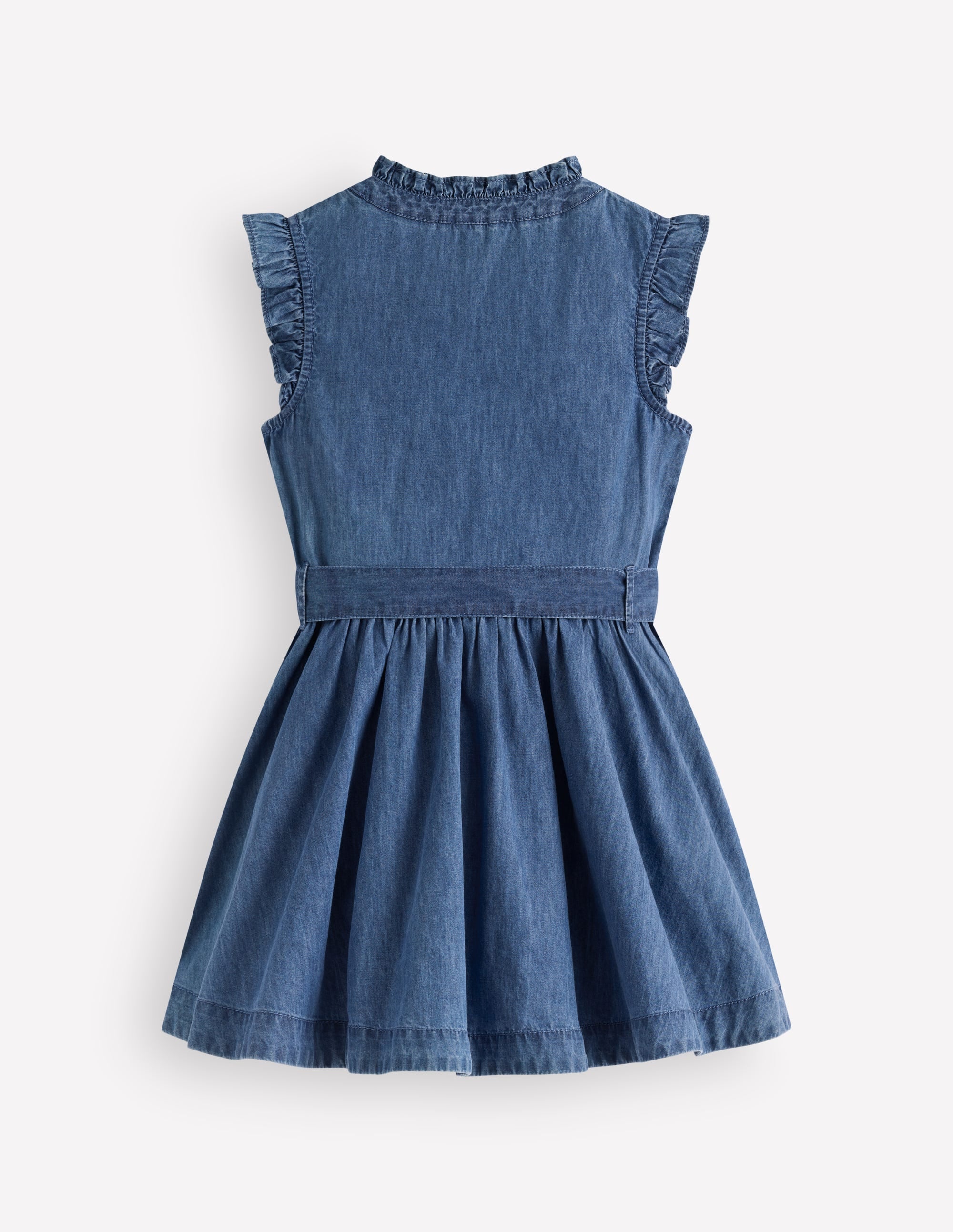 Gerüschtes Hemdblusenkleid-Medium Vintage - Image 2
