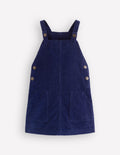 Adeline Latzkleid in A-Linie-Navy, Cord