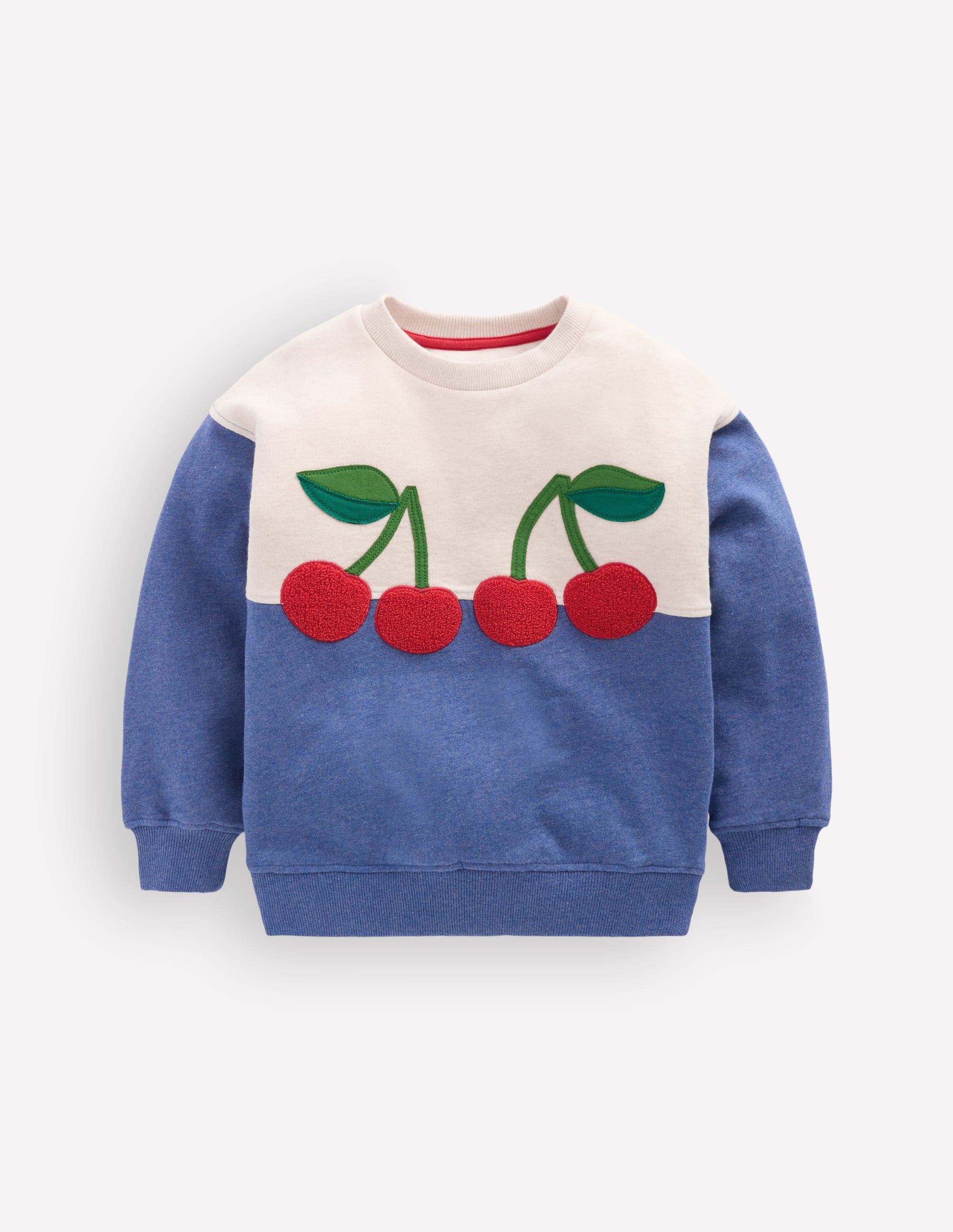 Sweat Bobbie à appliqué-Cerises avoine chiné - Image 2