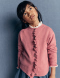 Strickjacke mit Rüschen für jeden Tag-Vintagerosa