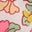 Wattierte Teddyfell-Jacke-Rosa Blumenwiese