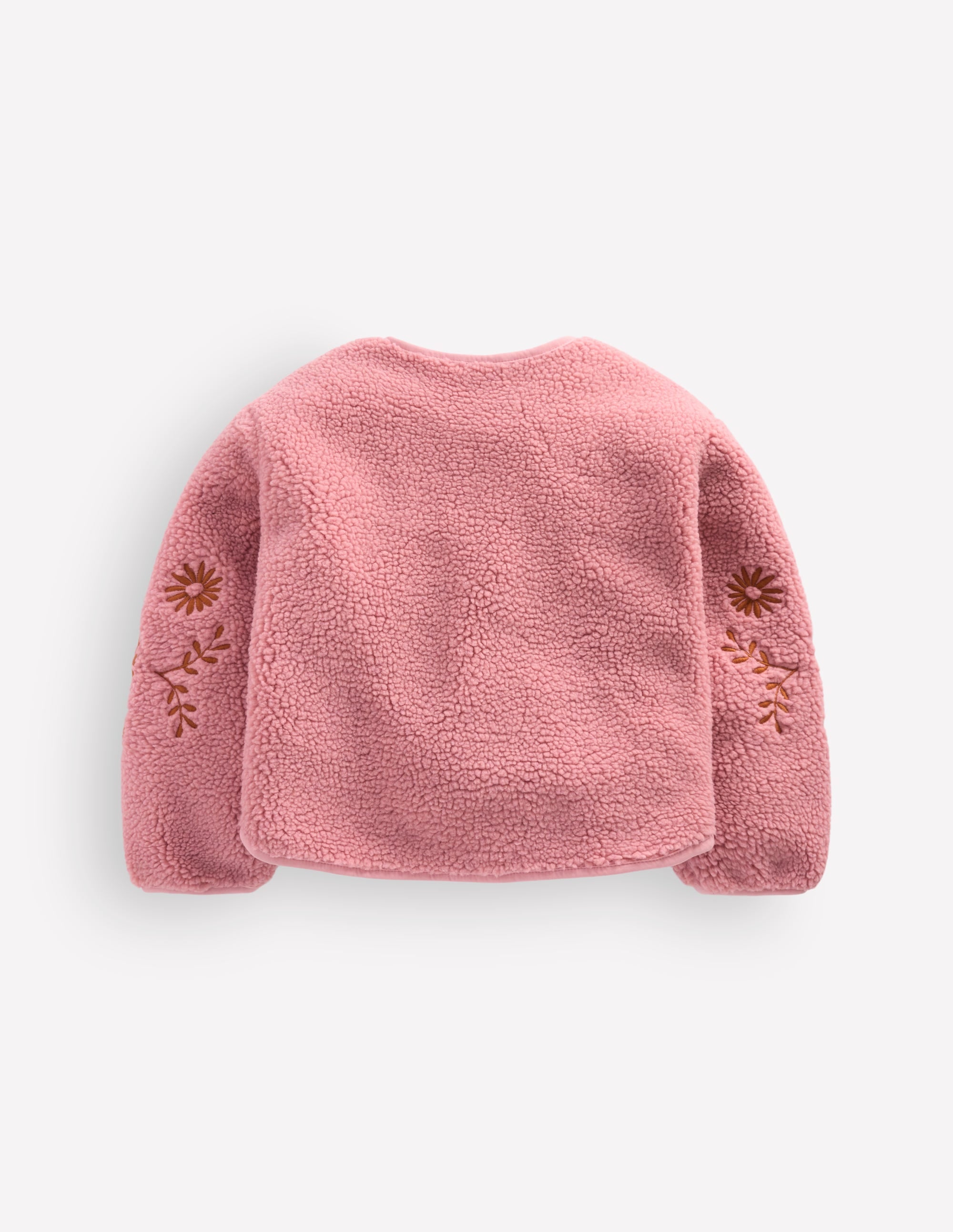 Jolie veste en borg-Broderie zéphyr - Image 2