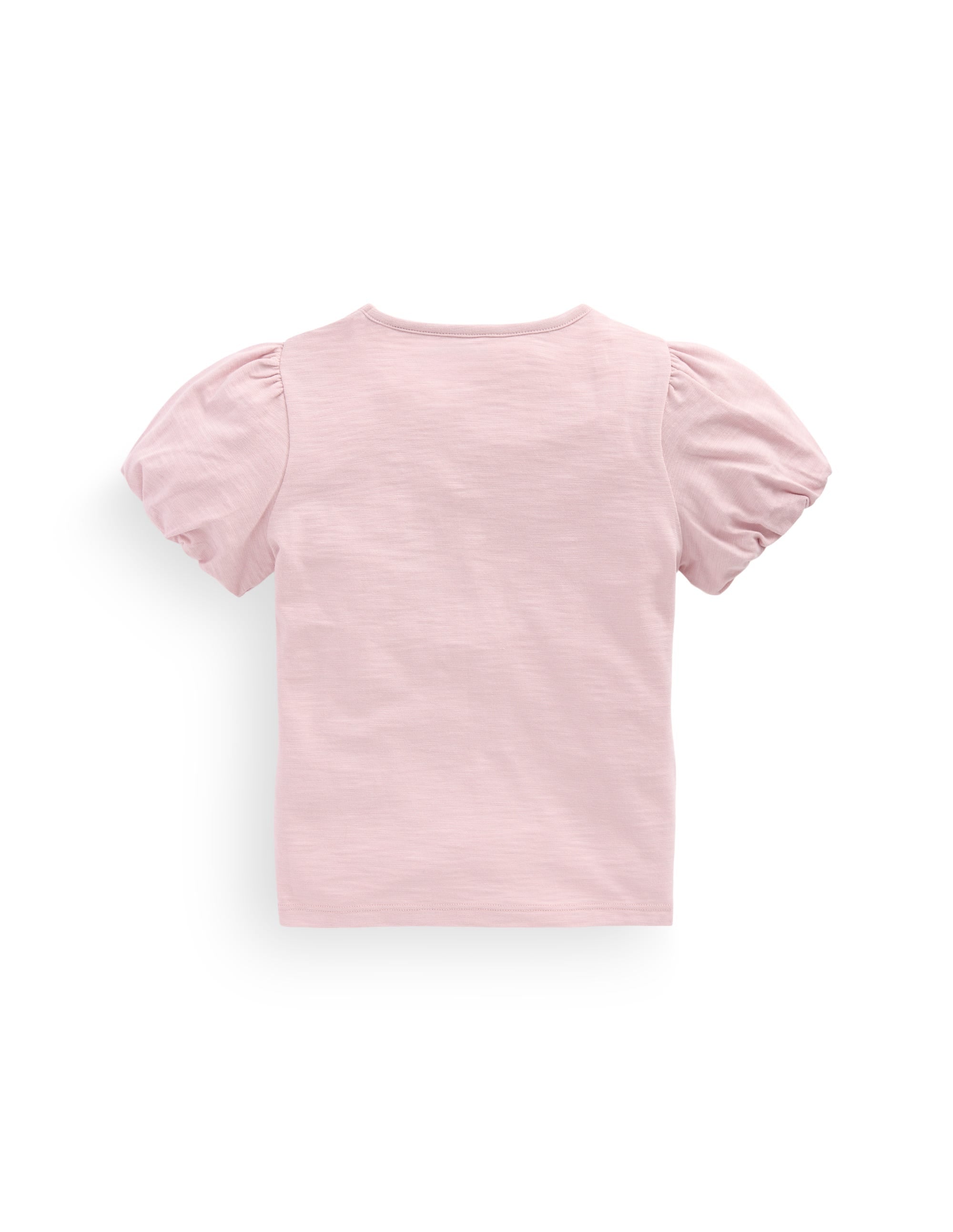 Jerseyoberteil mit Puffärmeln-Rosa Heide - Image 2