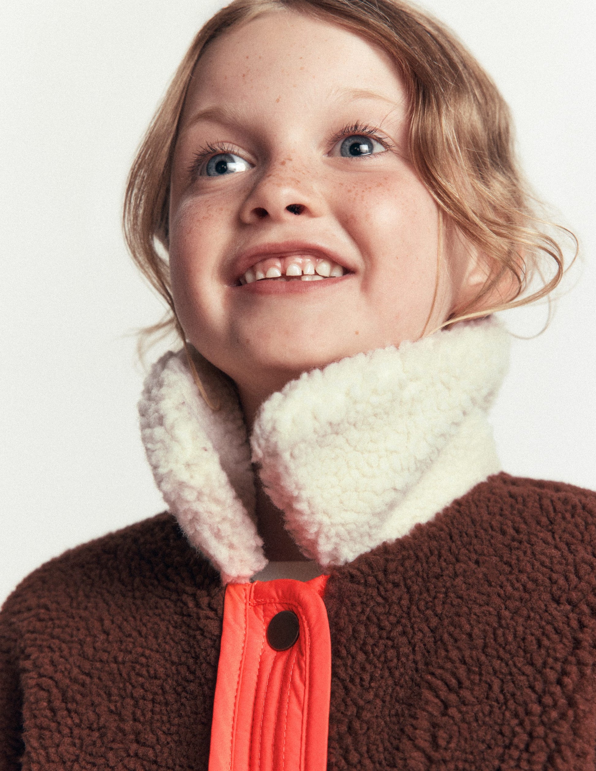 Wendbare Steppjacke mit Teddyfell-Falkengrün-4