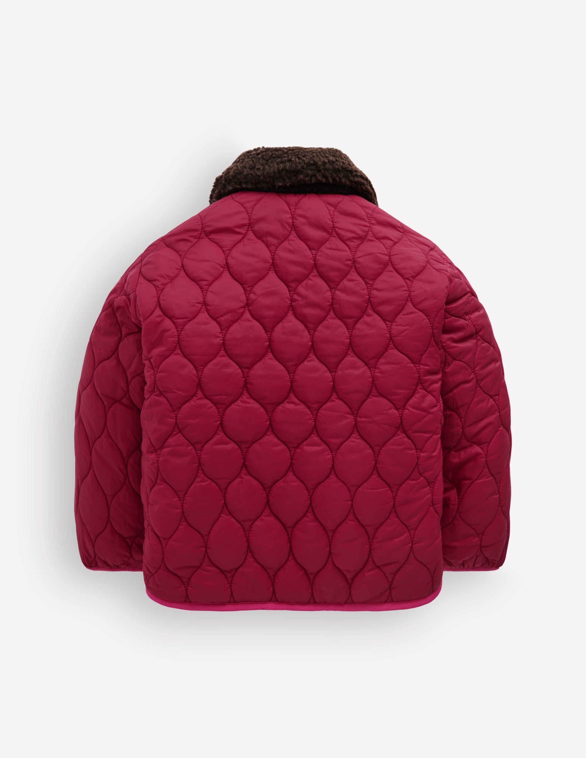 Wendbare Steppjacke mit Teddyfell-Leopardenmuster Bunt - Image 6