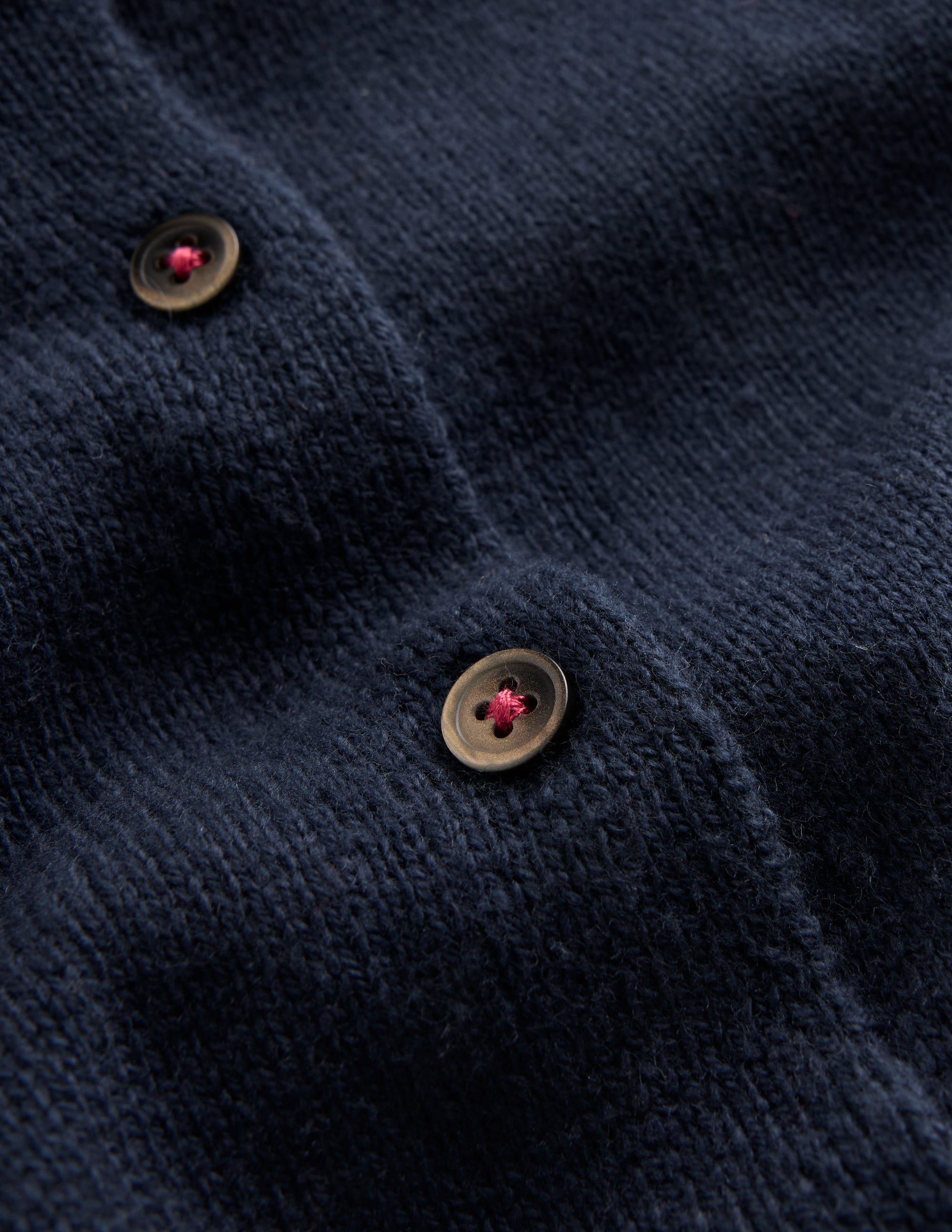 Hübsche Strickjacke mit Schößchen-Marineblau - Image 5