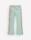 Ausgestellte Jogginghose-Cornish Blau Blumenmuster