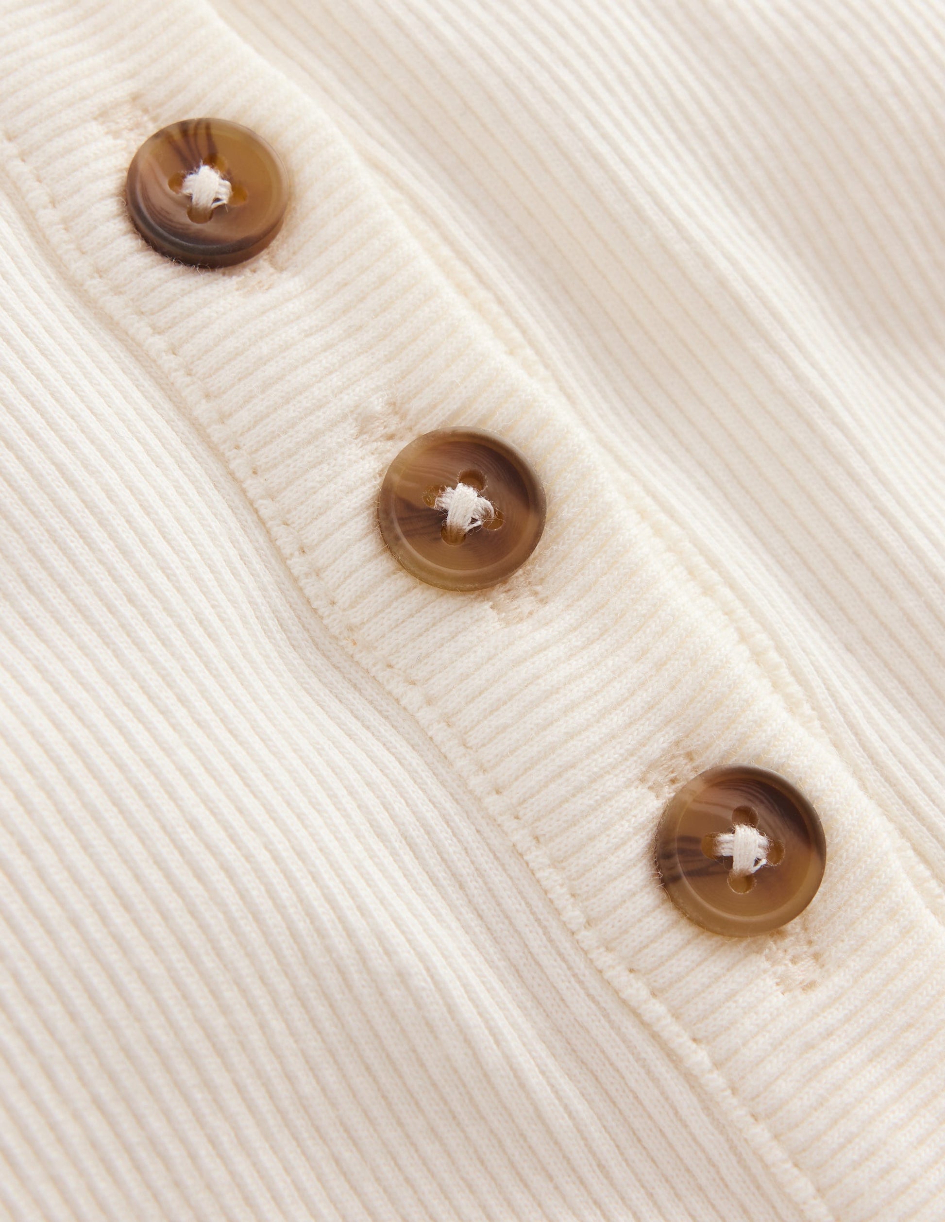Geripptes Henley-Top-Sanftes Naturweiß-3