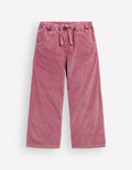 Cordhose mit Kordelzug-Rosa Heide